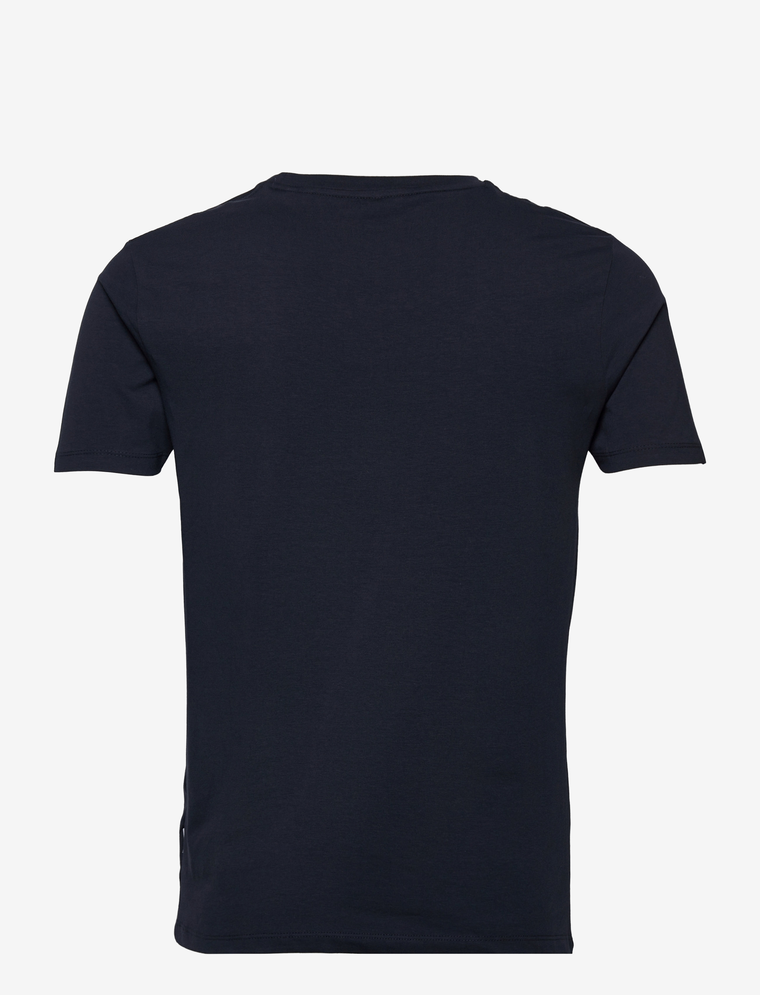 Lindbergh - Mens stretch crew neck tee s/s - short-sleeved t-shirts - navy - 2