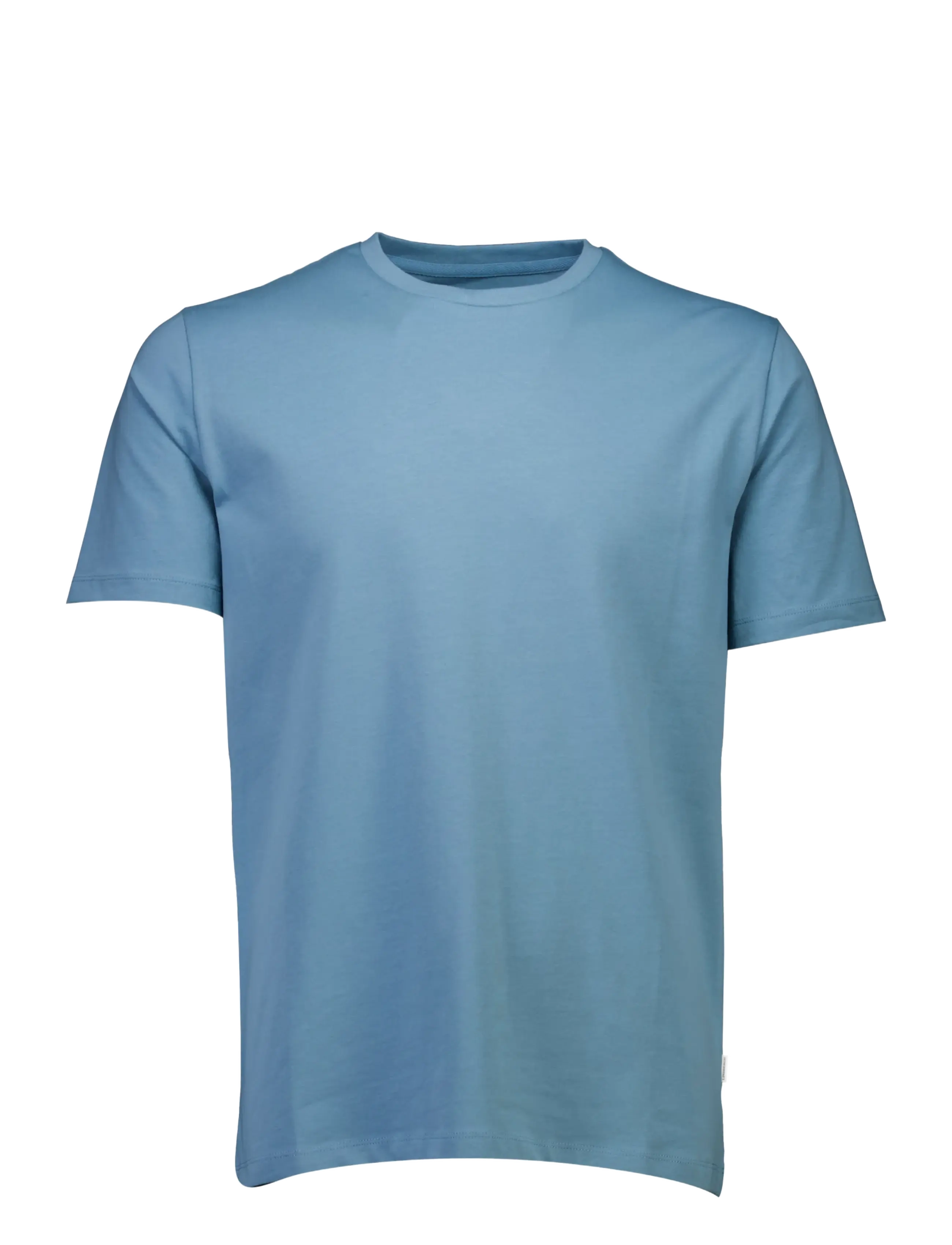 Lindbergh - Mens stretch crew neck tee s/s - kortärmade t-shirts - shadow blue - 1