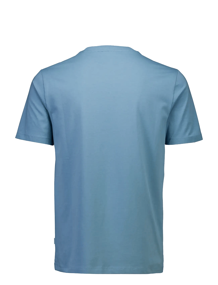 Lindbergh - Mens stretch crew neck tee s/s - kurzärmelige t-shirts - shadow blue - 2