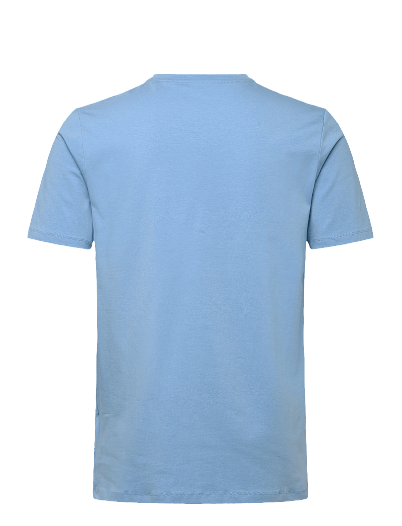 Lindbergh - Mens stretch crew neck tee s/s - short-sleeved t-shirts - surf blue - 2