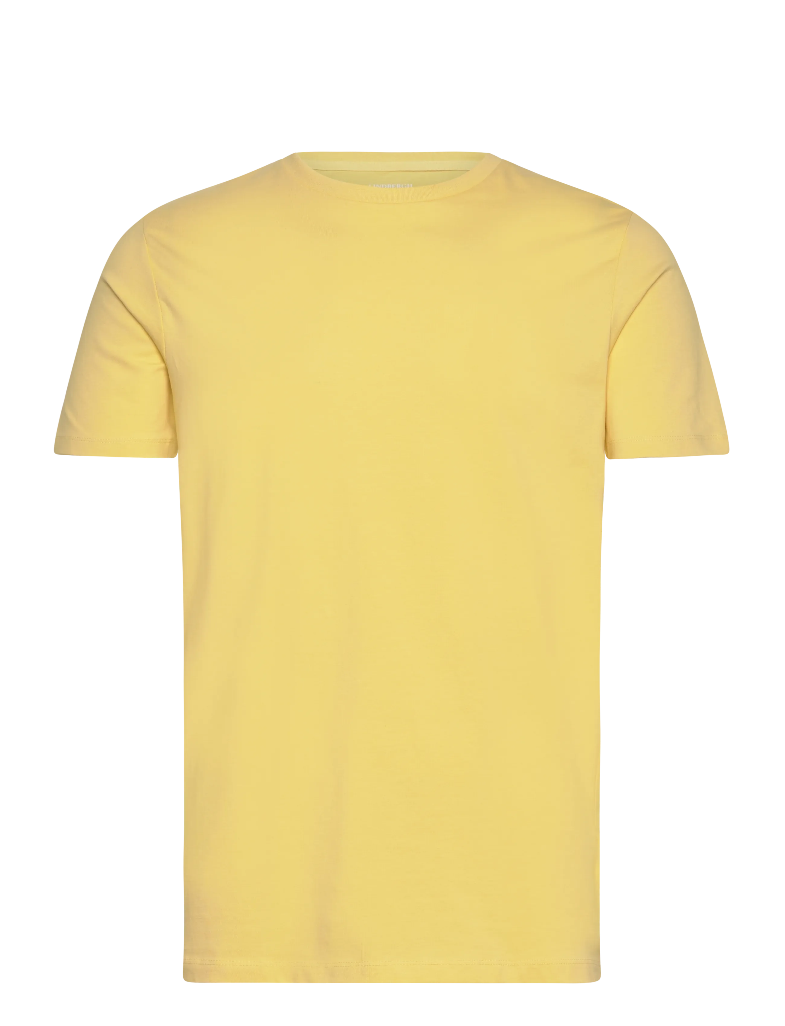 LINDBERGH Mens Stretch Crew Neck Tee S/S Gelb - XXXL - Herren