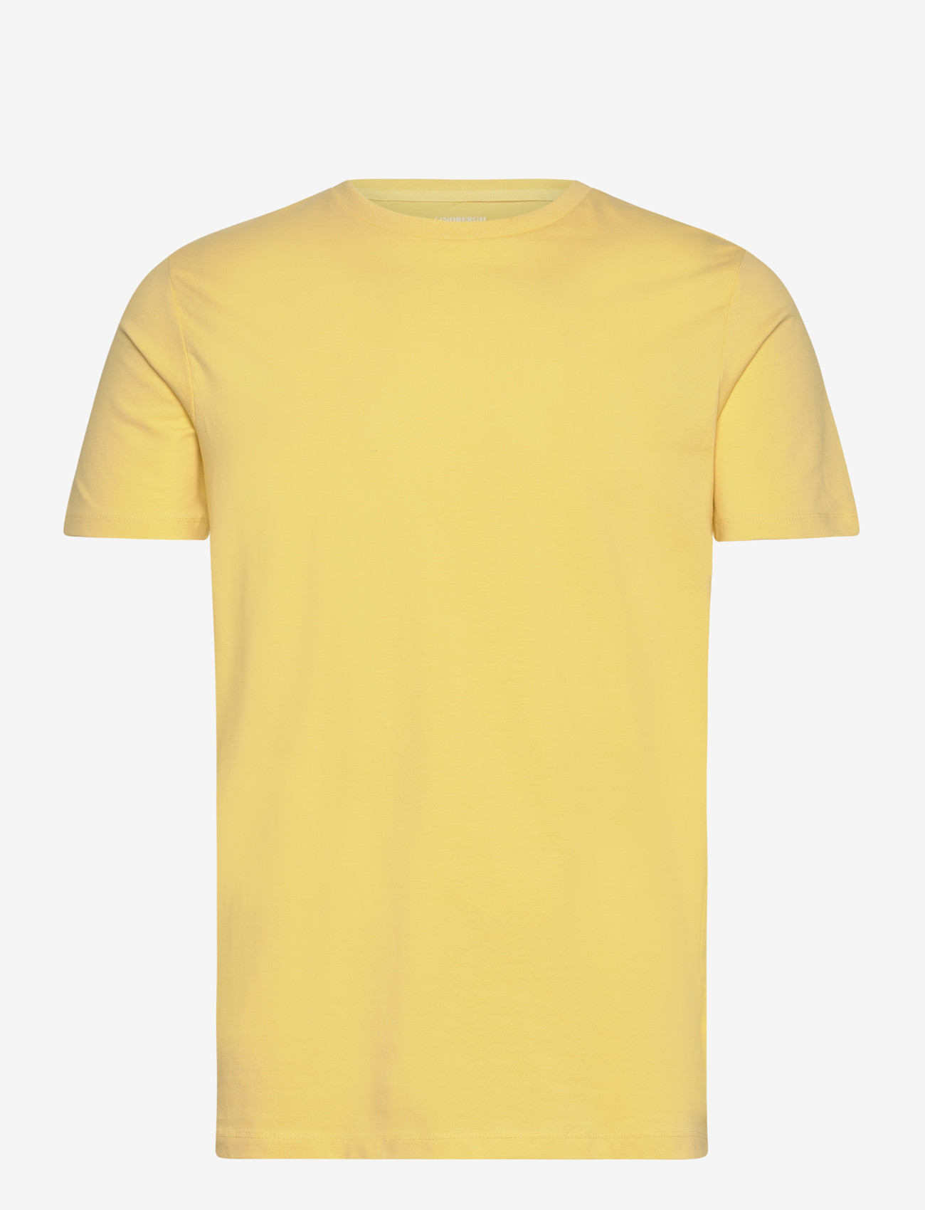 Lindbergh - Mens stretch crew neck tee s/s - short-sleeved t-shirts - yellow banana - 1