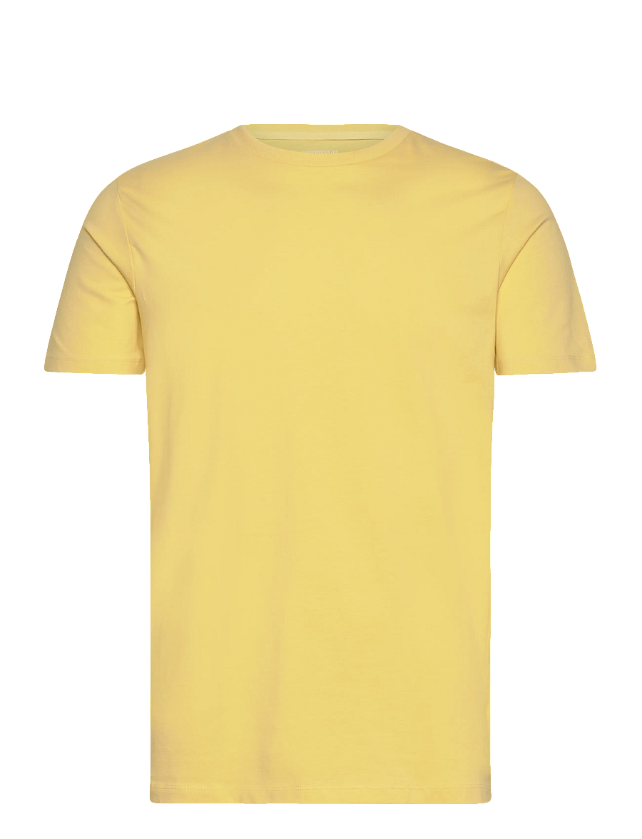 Lindbergh - Mens stretch crew neck tee s/s - kurzärmelig - yellow banana - 1