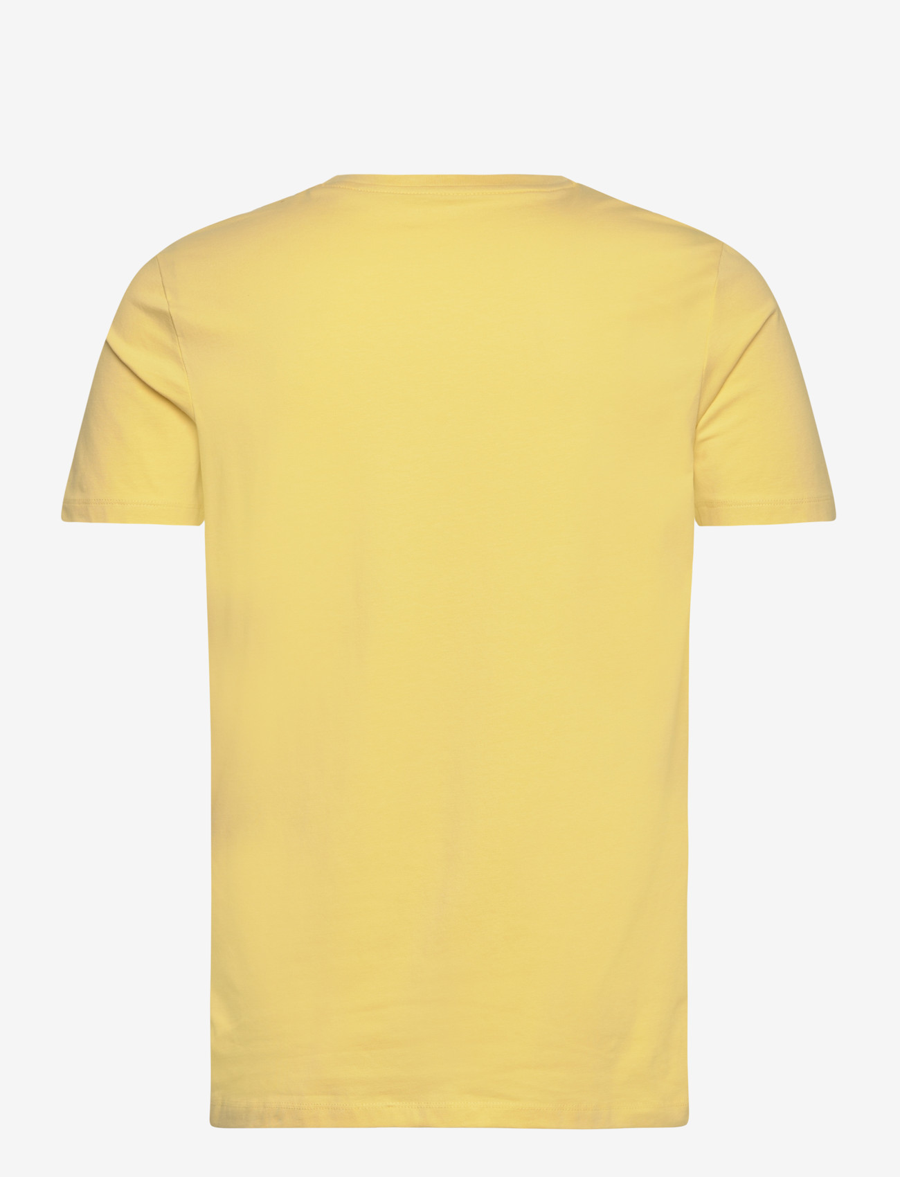 Lindbergh - Mens stretch crew neck tee s/s - short-sleeved t-shirts - yellow banana - 2