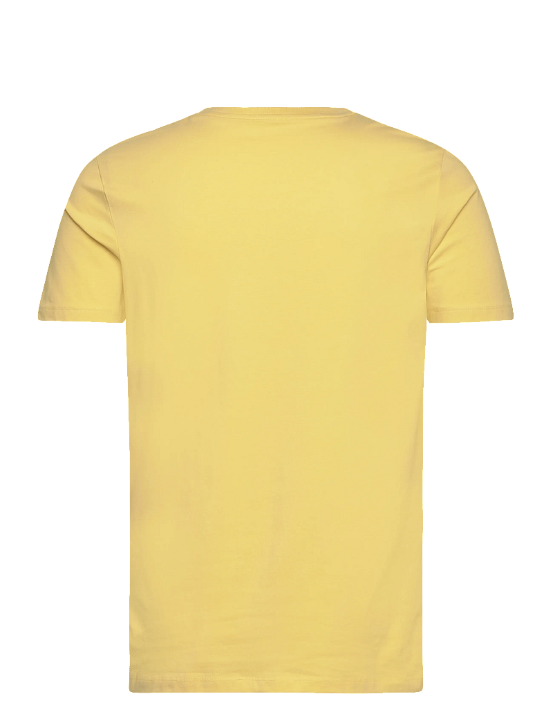 Lindbergh - Mens stretch crew neck tee s/s - lühikeste varrukatega t-särgid - yellow banana - 2