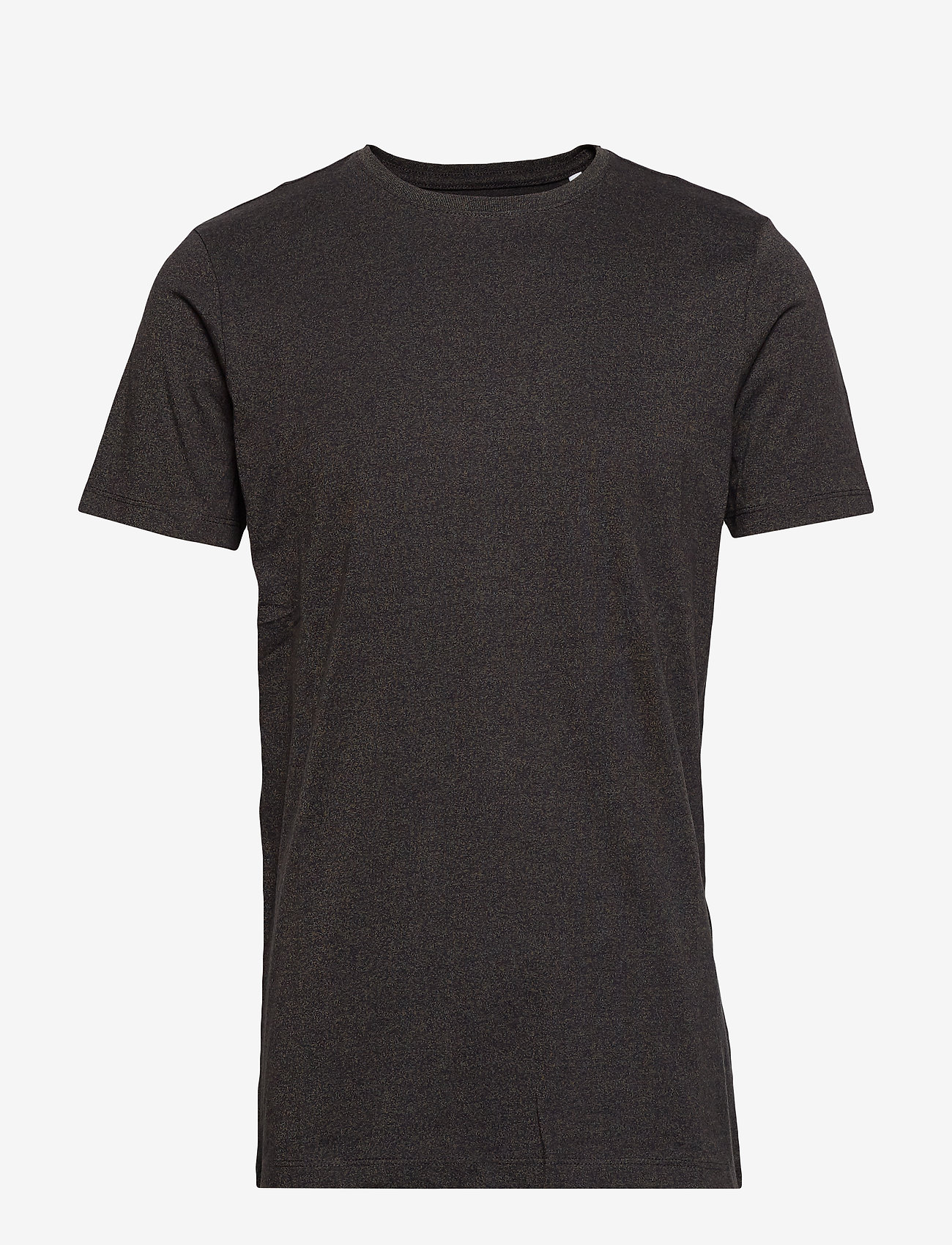 Lindbergh - Mouliné o-neck tee S/S - lühikeste varrukatega t-särgid - deep black mix - 1