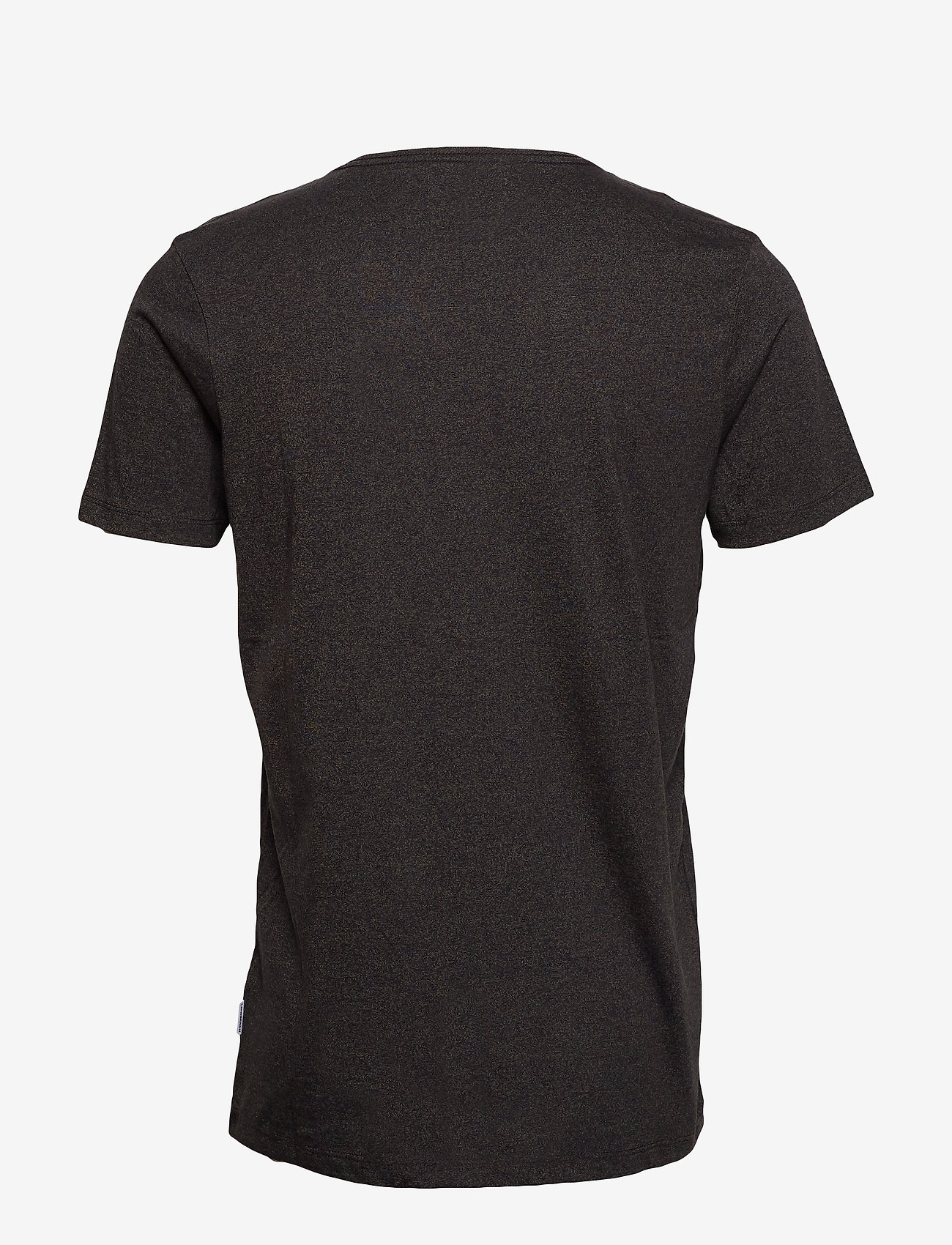 Lindbergh - Mouliné o-neck tee S/S - lühikeste varrukatega t-särgid - deep black mix - 2