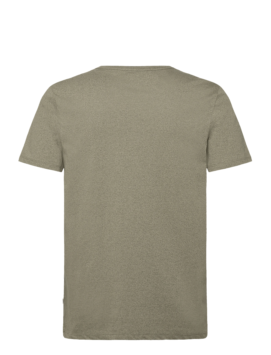 Lindbergh - Mouliné o-neck tee S/S - lühikeste varrukatega t-särgid - dk olive - 2