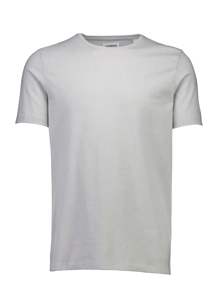 Lindbergh - Mouliné o-neck tee S/S - lühikeste varrukatega t-särgid - grey cloud mix - 0