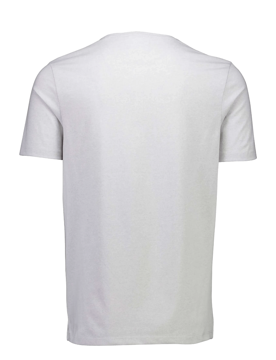 Lindbergh - Mouliné o-neck tee S/S - lühikeste varrukatega t-särgid - grey cloud mix - 1