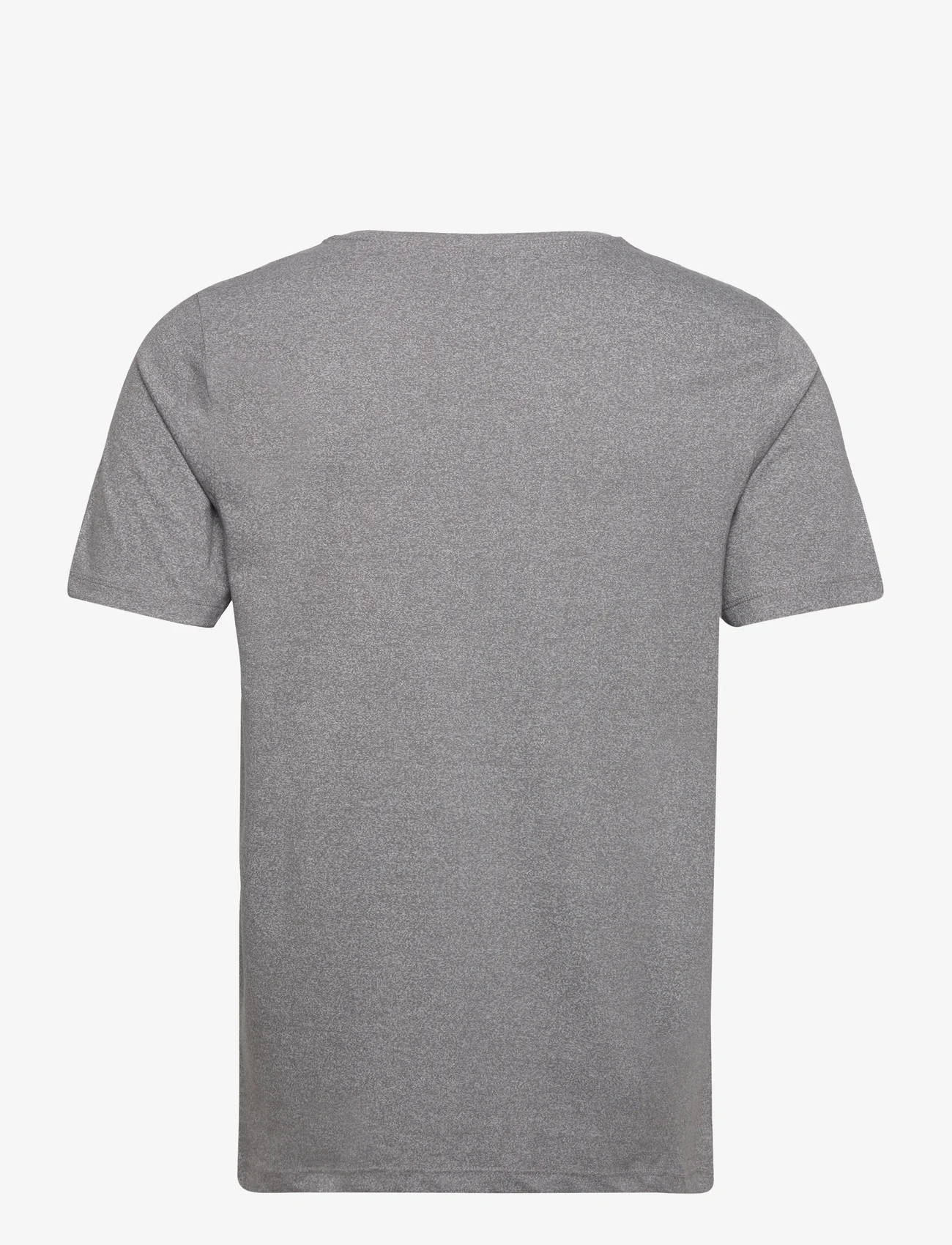 Lindbergh - Mouliné o-neck tee S/S - basic t-shirts - grey mix 123 - 1