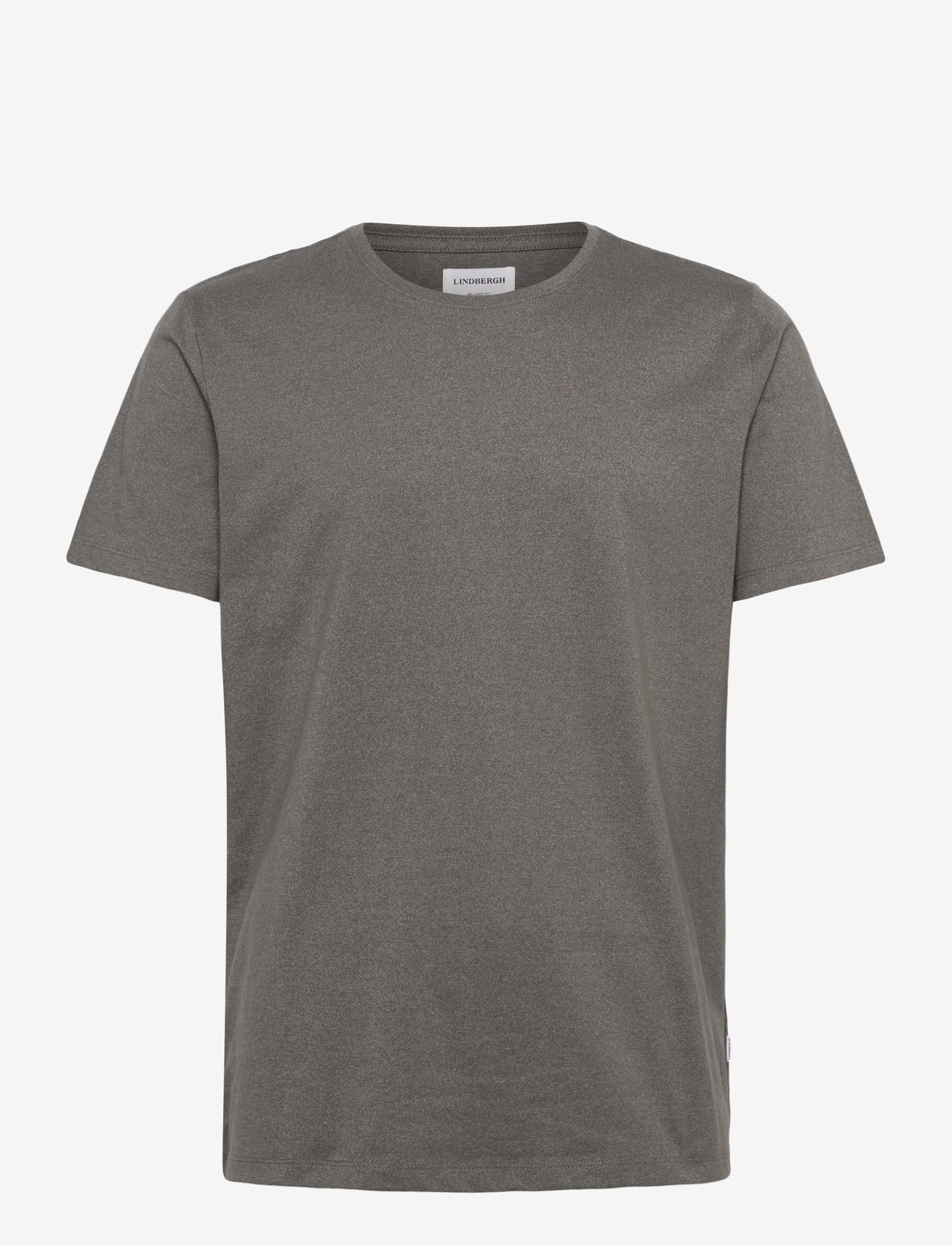 Lindbergh - Mouliné o-neck tee S/S - lühikeste varrukatega t-särgid - grey stone - 1