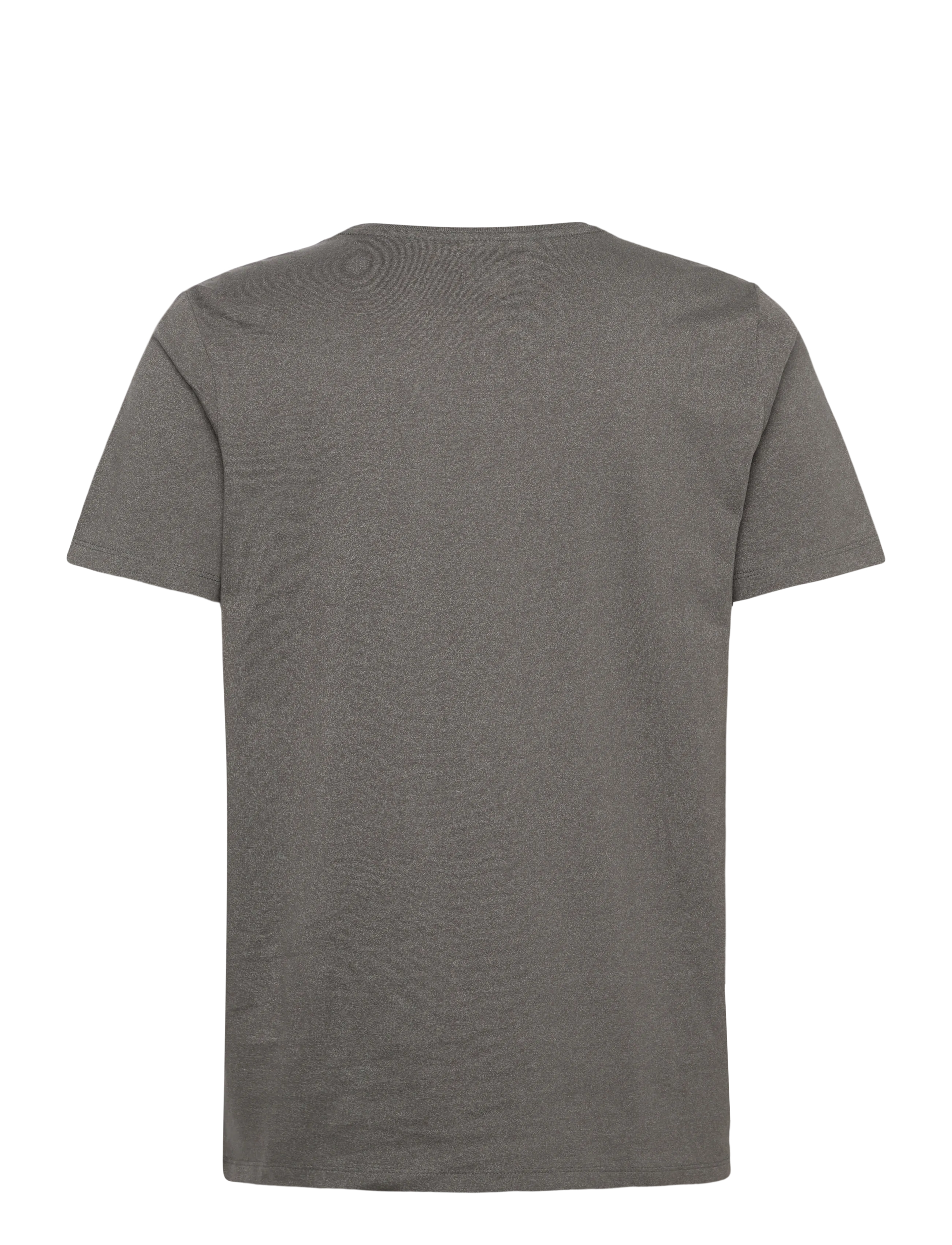 Lindbergh - Mouliné o-neck tee S/S - short-sleeved t-shirts - grey stone - 2