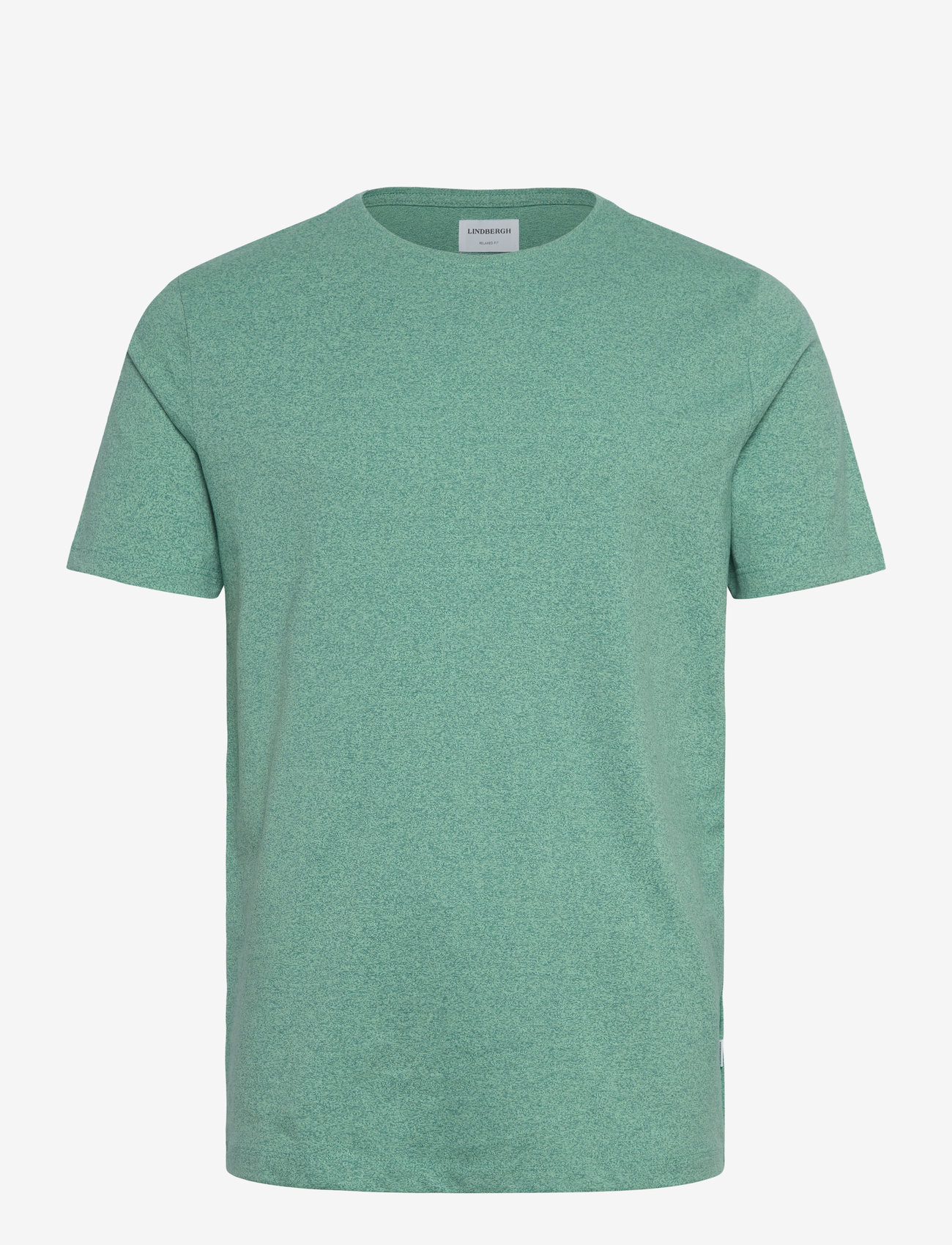Lindbergh - Mouliné o-neck tee S/S - efterårstøj - minty mix - 0