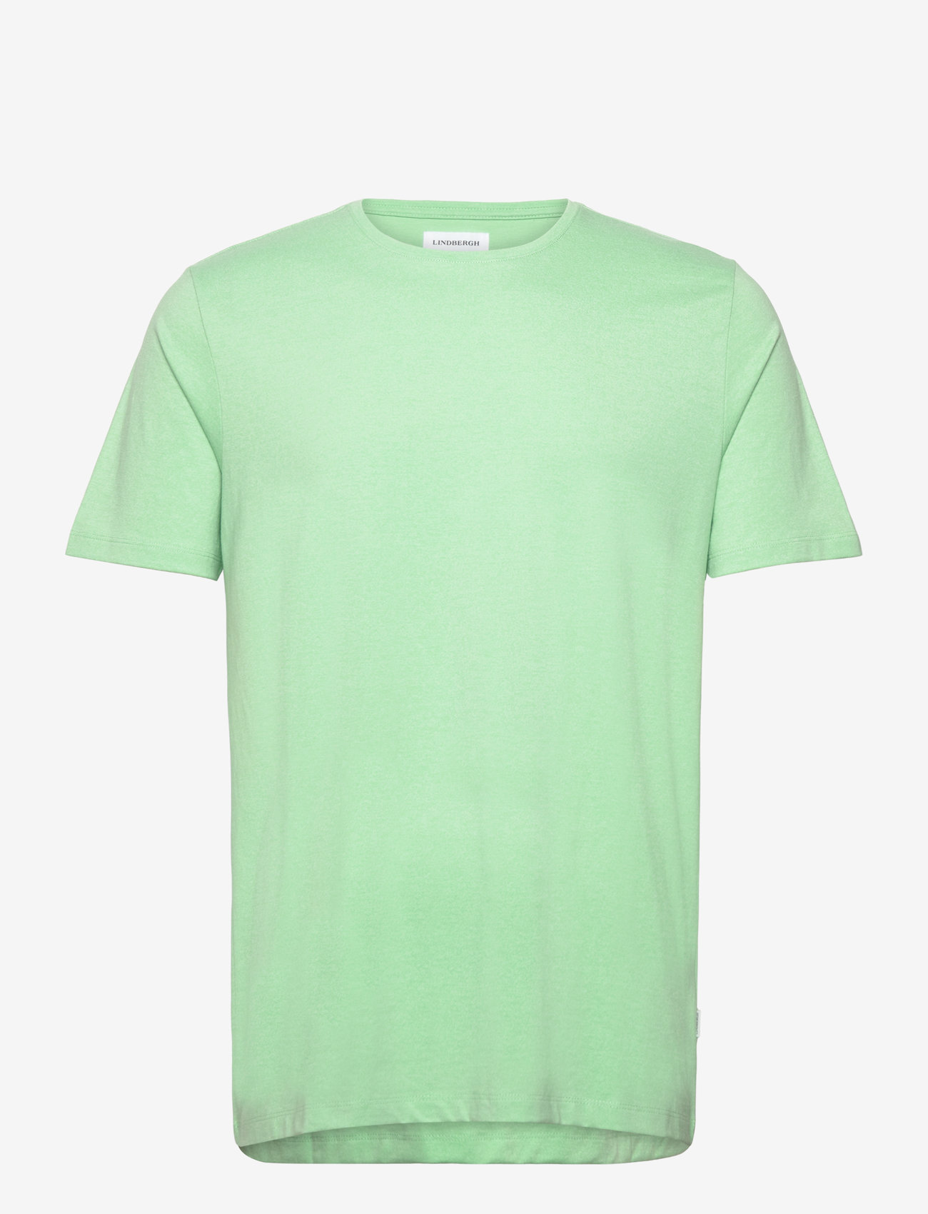 Lindbergh - Mouliné o-neck tee S/S - efterårstøj - pastel mint mix - 0