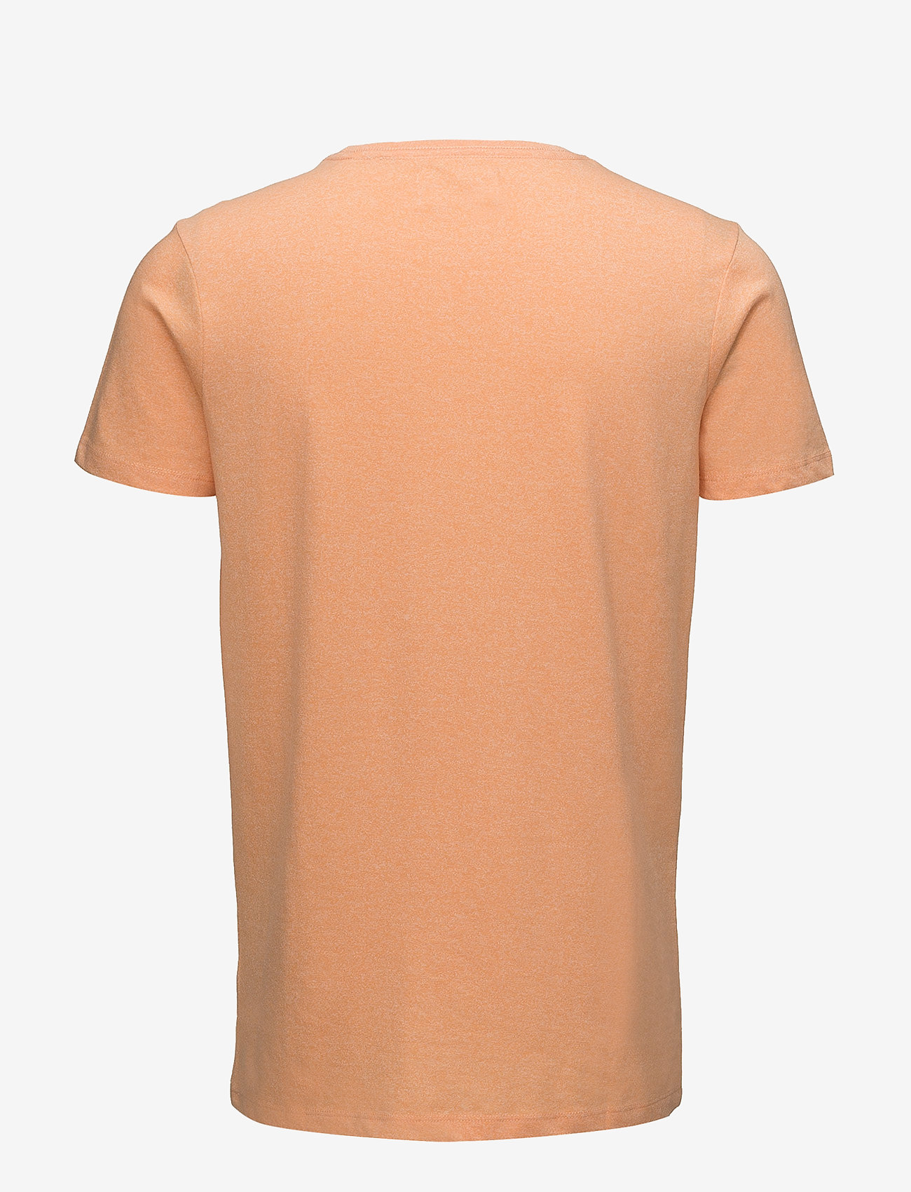 Lindbergh - Mouliné o-neck tee S/S - kortärmade t-shirts - peach mix - 2