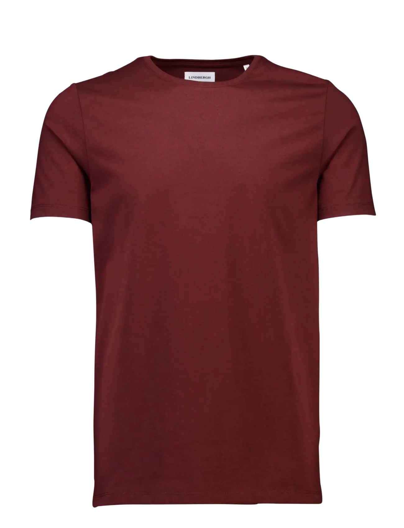 Lindbergh - Mouliné o-neck tee S/S - kortärmade t-shirts - red rose mix - 1