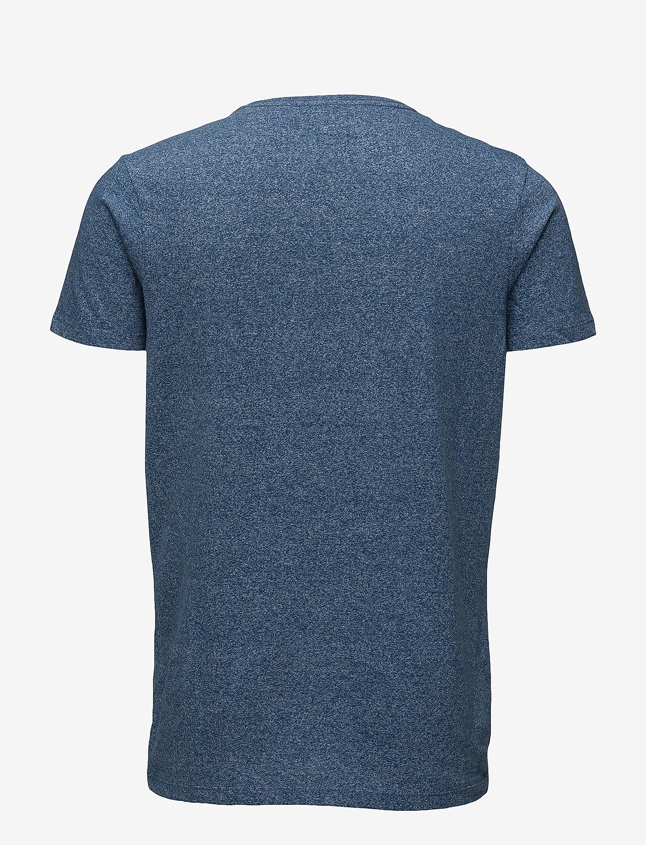 Lindbergh - Mouliné o-neck tee S/S - laveste priser - sky blue mix - 1