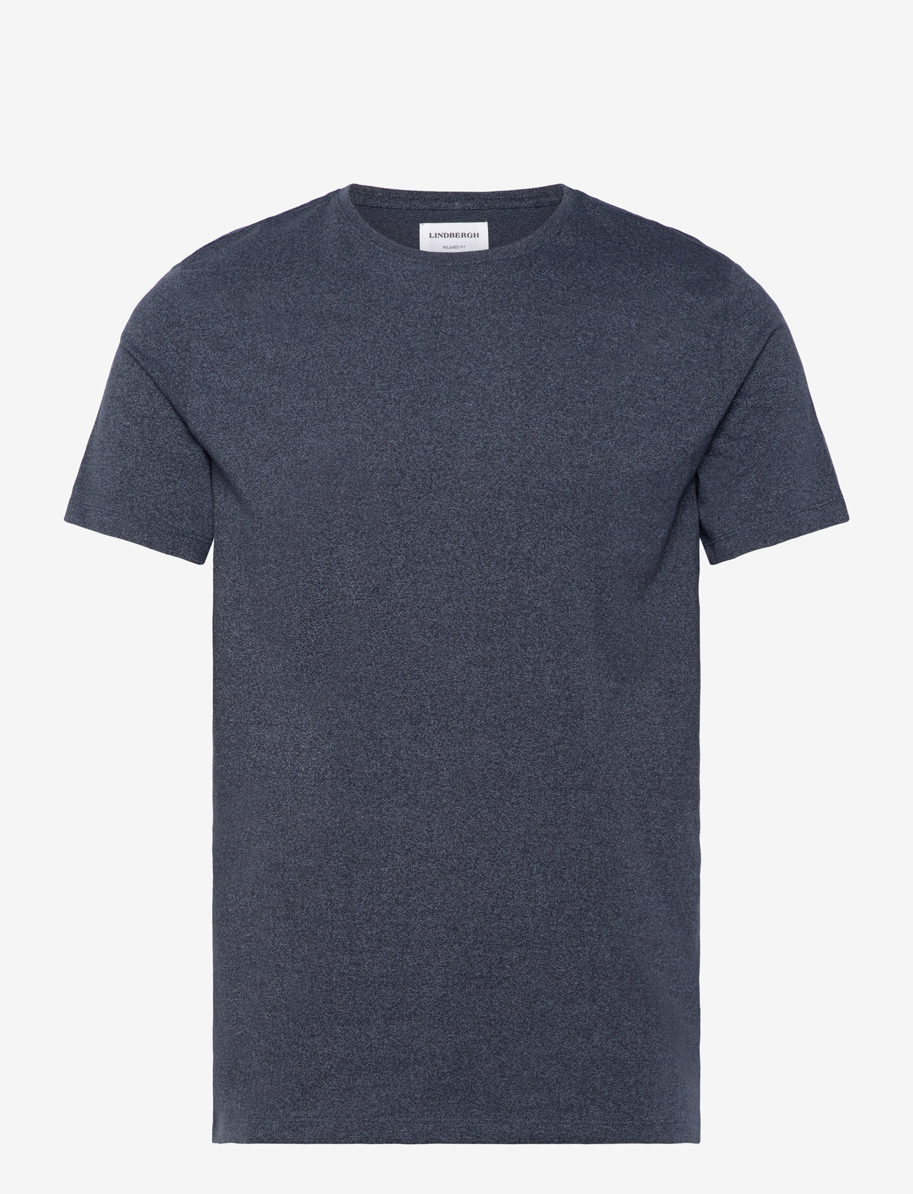 Lindbergh - Mouliné o-neck tee S/S - kurzärmelig - space blue mix - 1