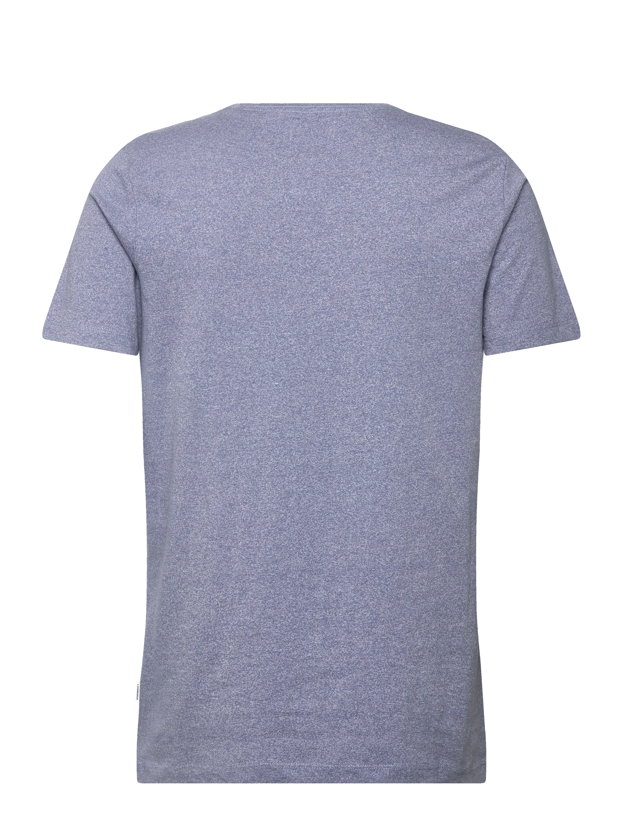 Lindbergh - Mouliné o-neck tee S/S - kortärmade t-shirts - steel blue mix - 1