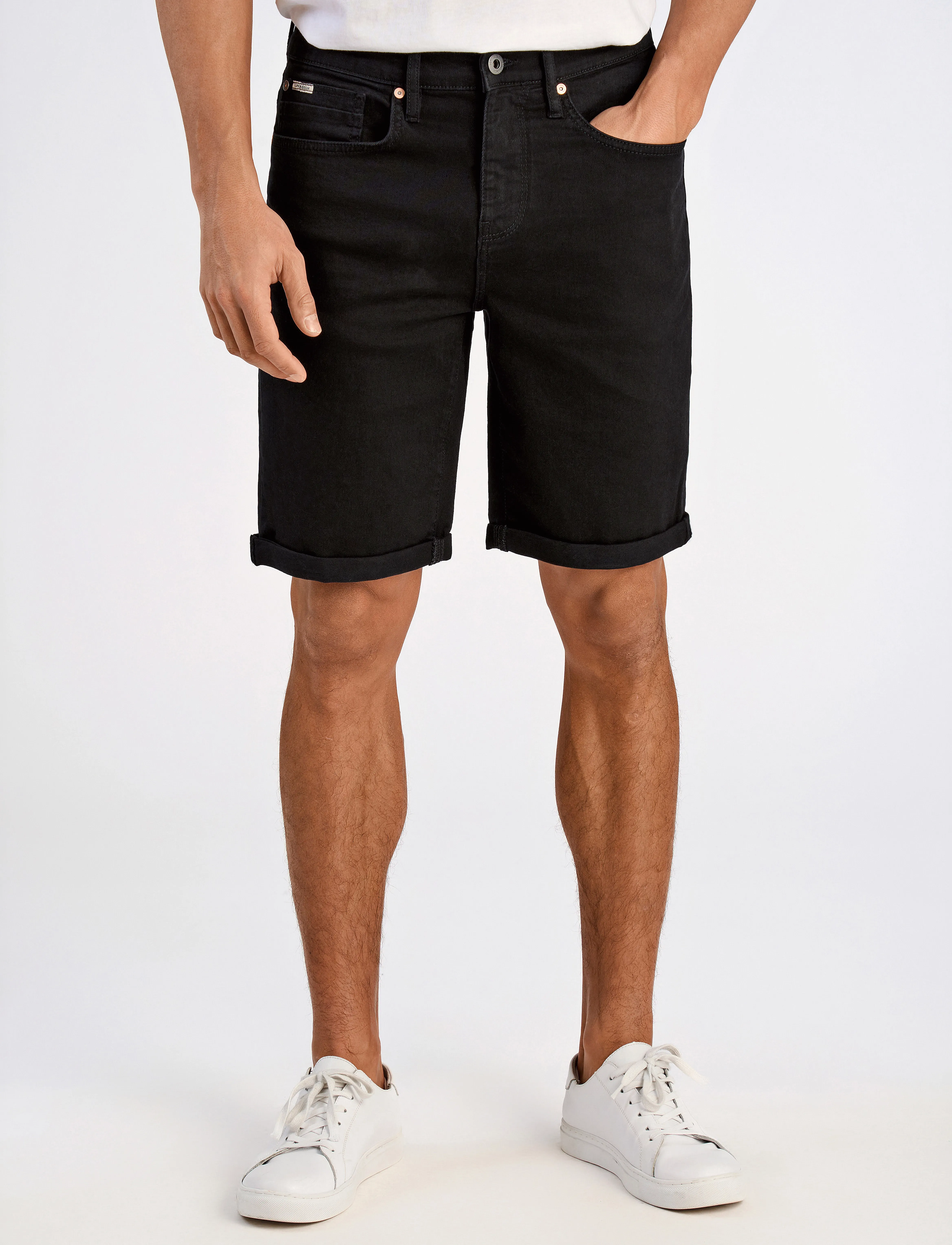 Lindbergh - Superflex Denimshorts - herren - black - 3