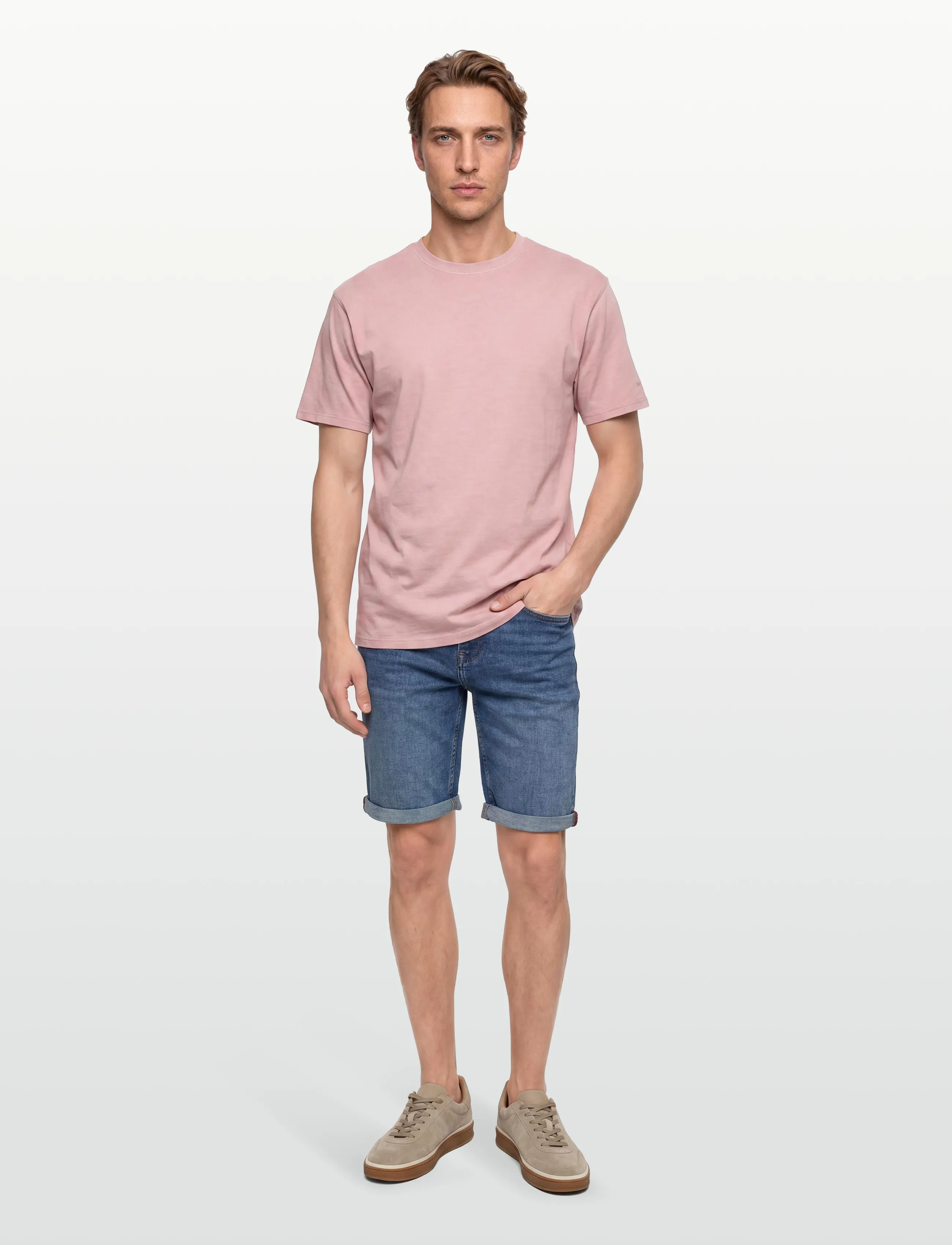 Lindbergh Superflex Denim Shorts, L, Blau - Männerswear