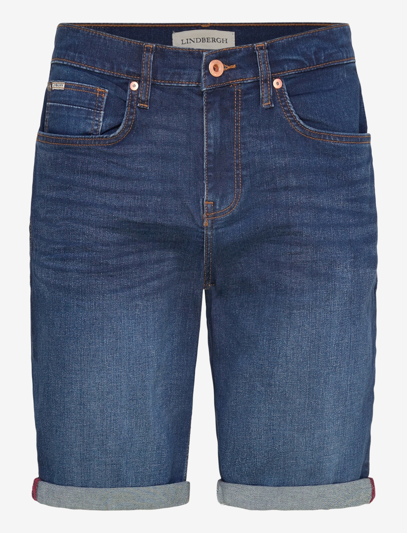 Lindbergh - Superflex denim shorts - mænd - clear blue - 0