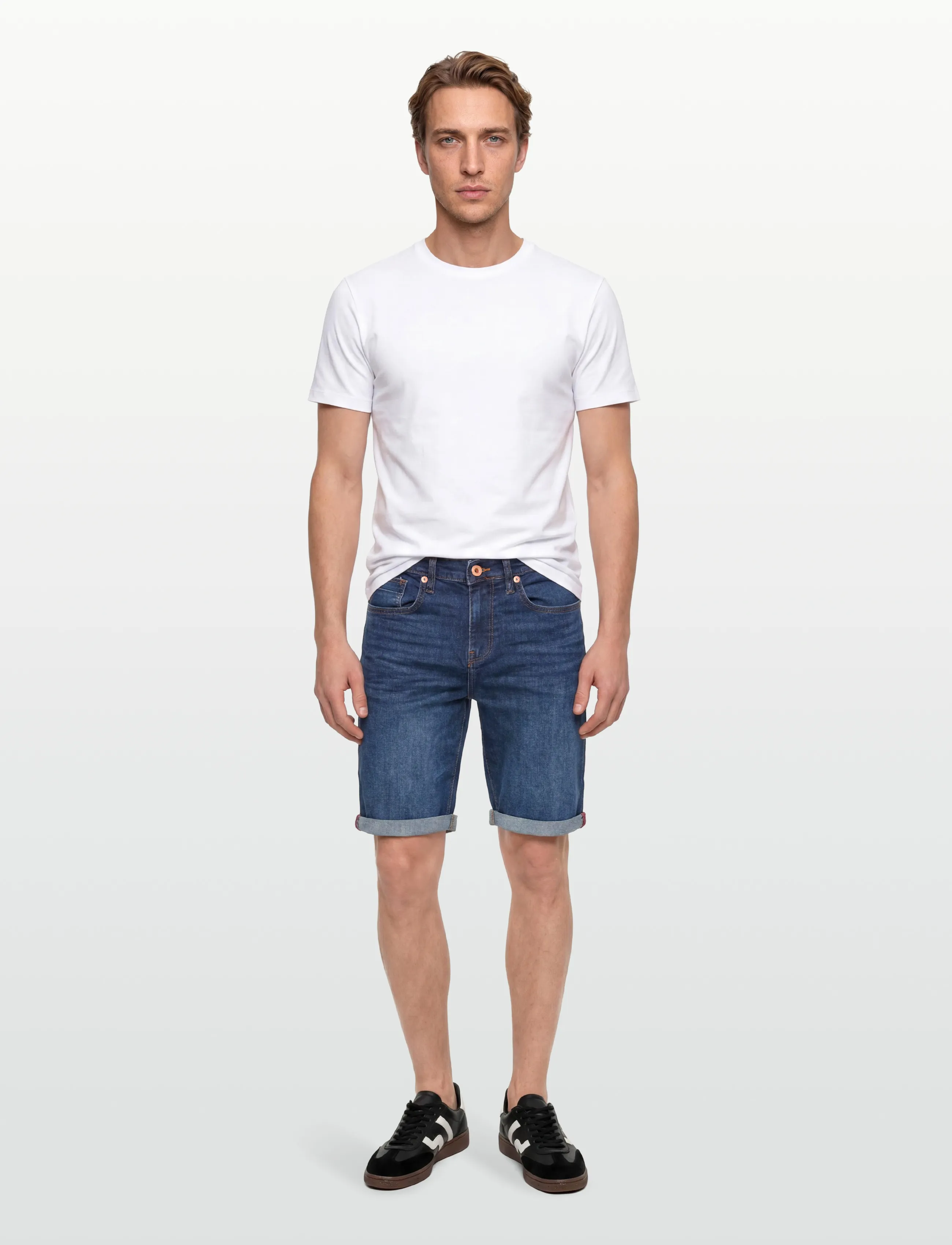 Lindbergh Superflex Denim Shorts, XL, Blau - Männerswear