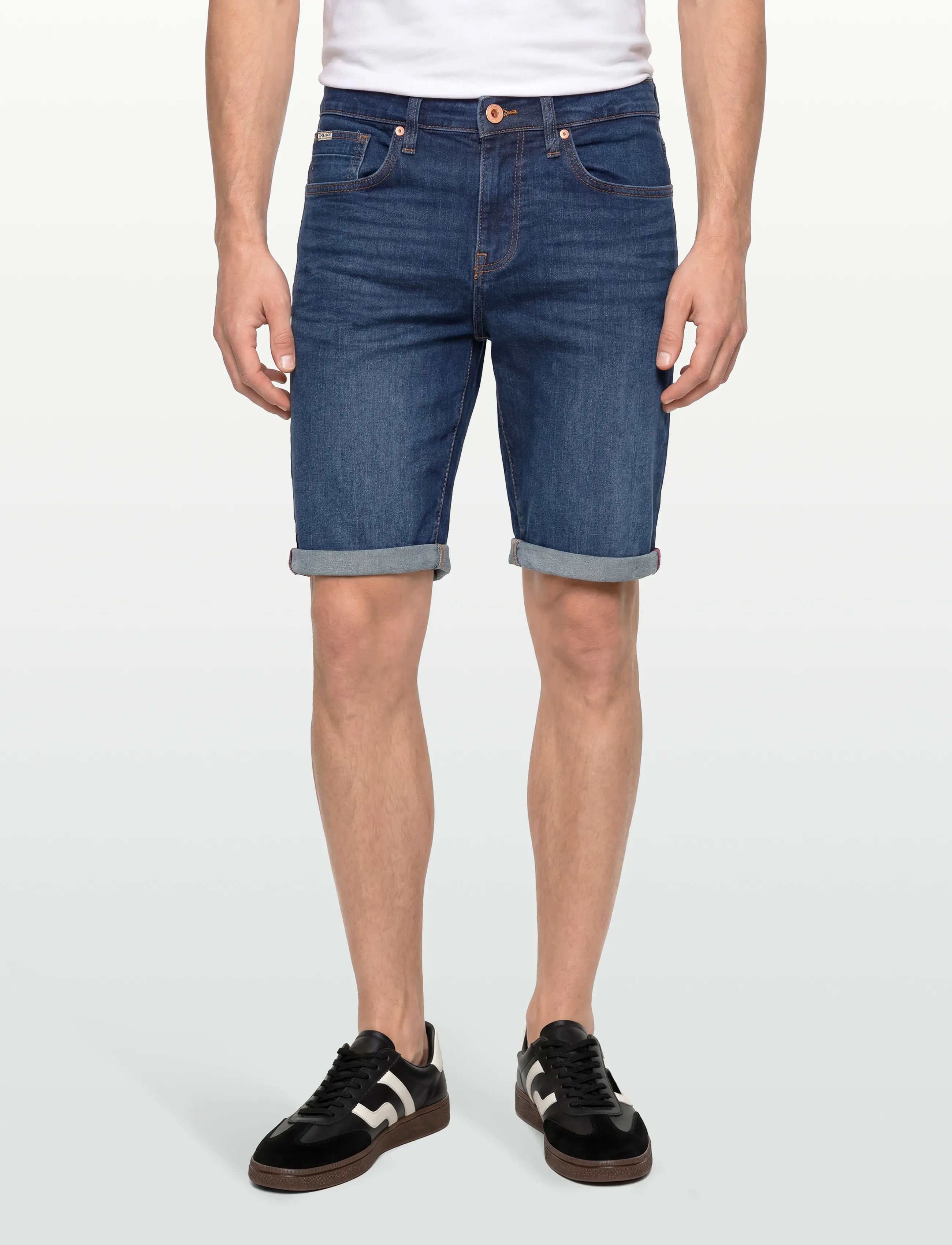 Lindbergh - Superflex denim shorts - jorts - clear blue - 3