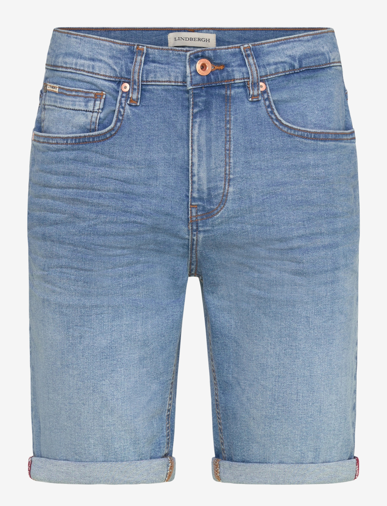 Lindbergh - Superflex denim shorts - jorts - pale blue - 0