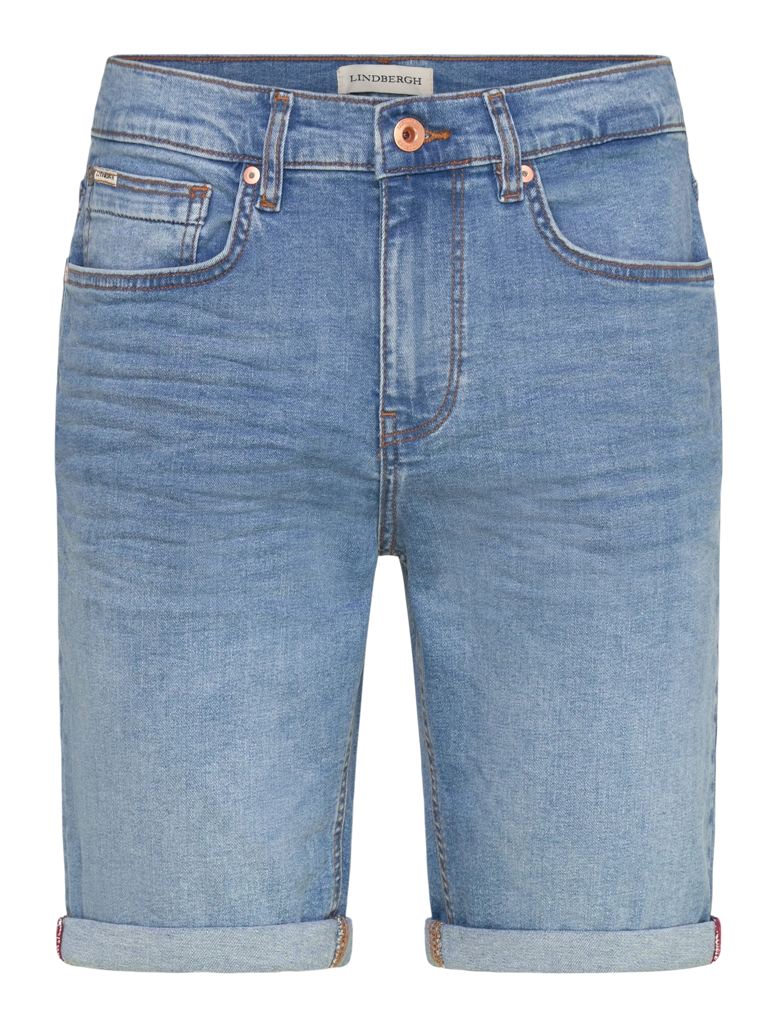 Lindbergh Superflex denim shorts - Lindbergh - PALE BLUE / blue