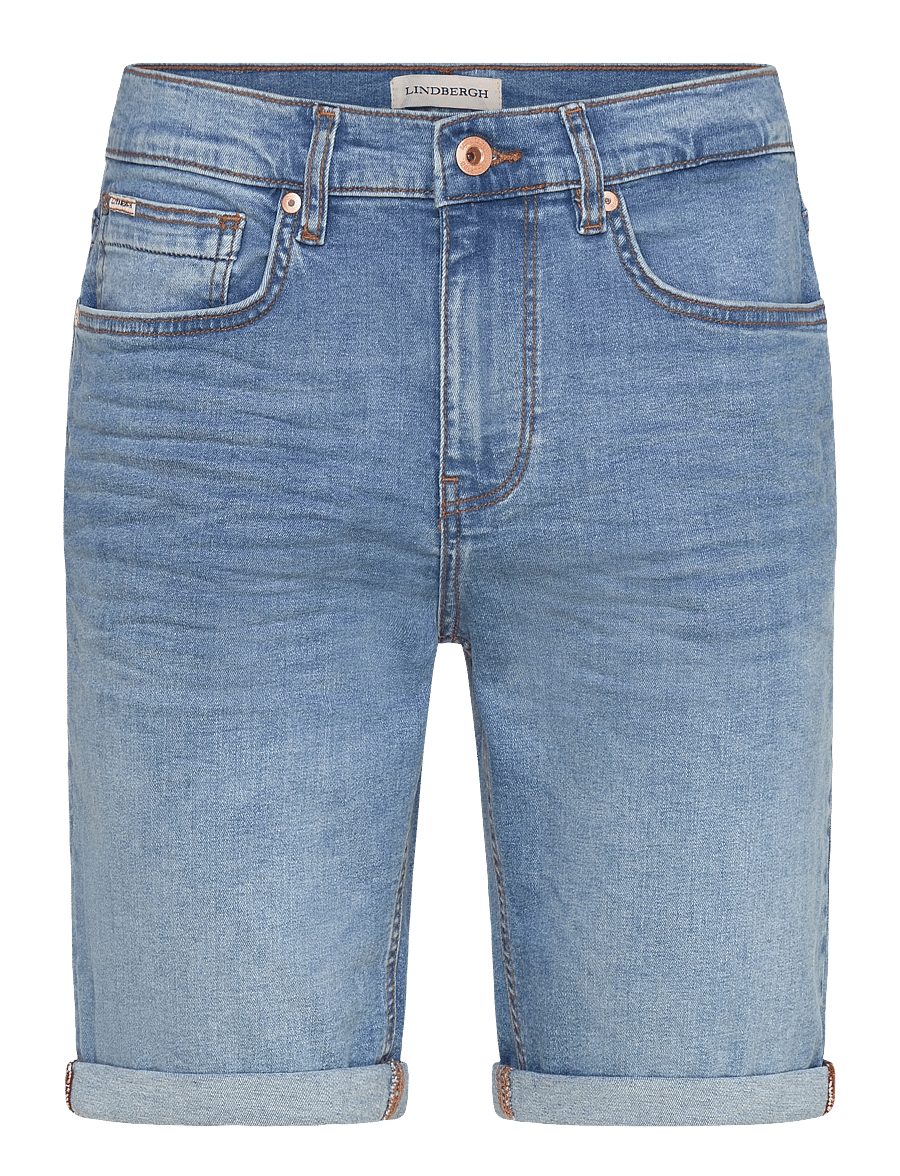 Lindbergh - Superflex denim shorts - lühikesed teksapüksid - pale blue - 1