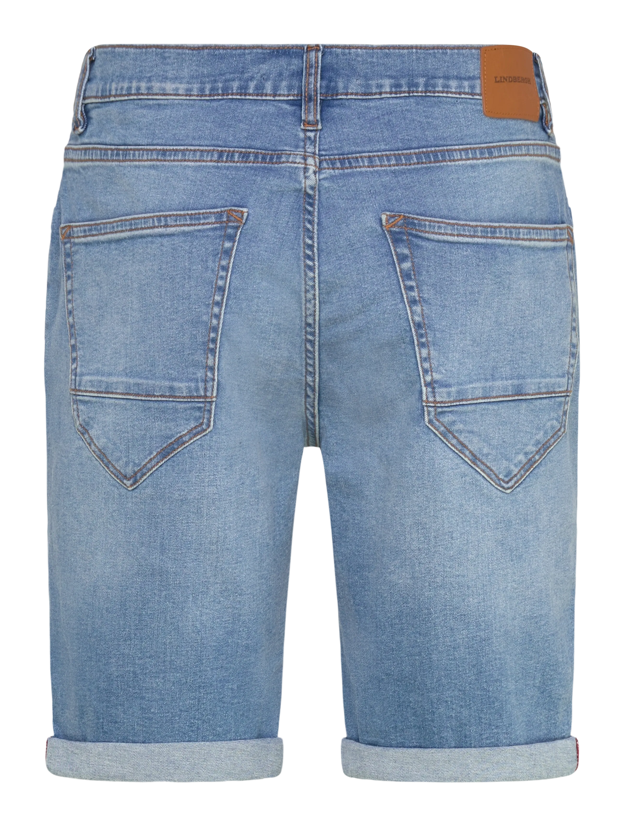 Lindbergh - Superflex denim shorts - mænd - pale blue - 1
