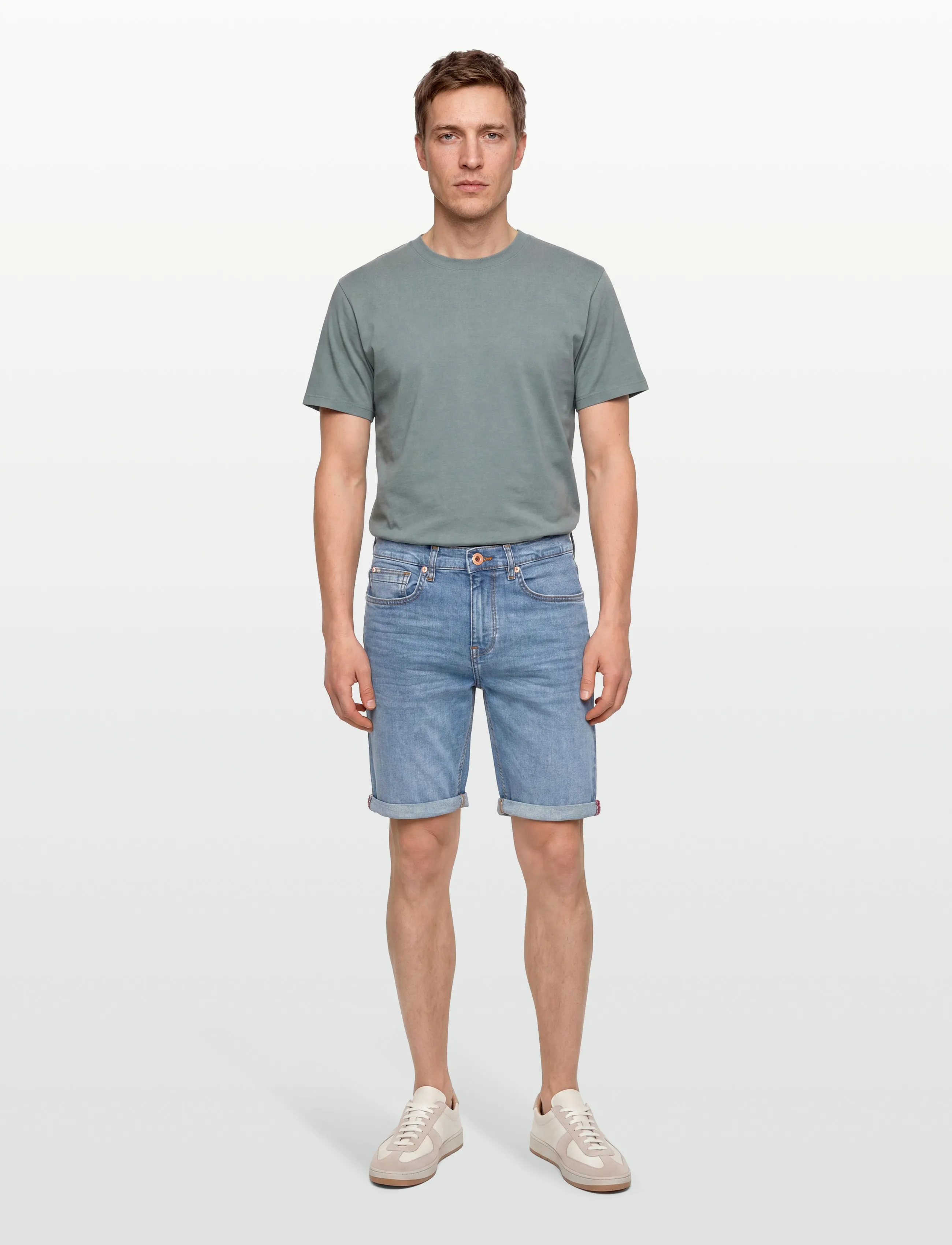 Lindbergh Superflex Denim Shorts, Mænd, Denim Shorts, Blå, Str: XXL