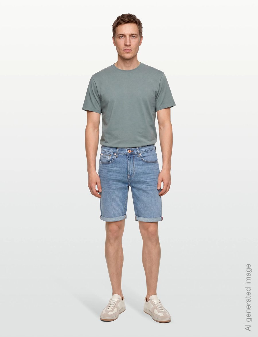 Lindbergh - Superflex denim shorts - lühikesed teksapüksid - pale blue - 0
