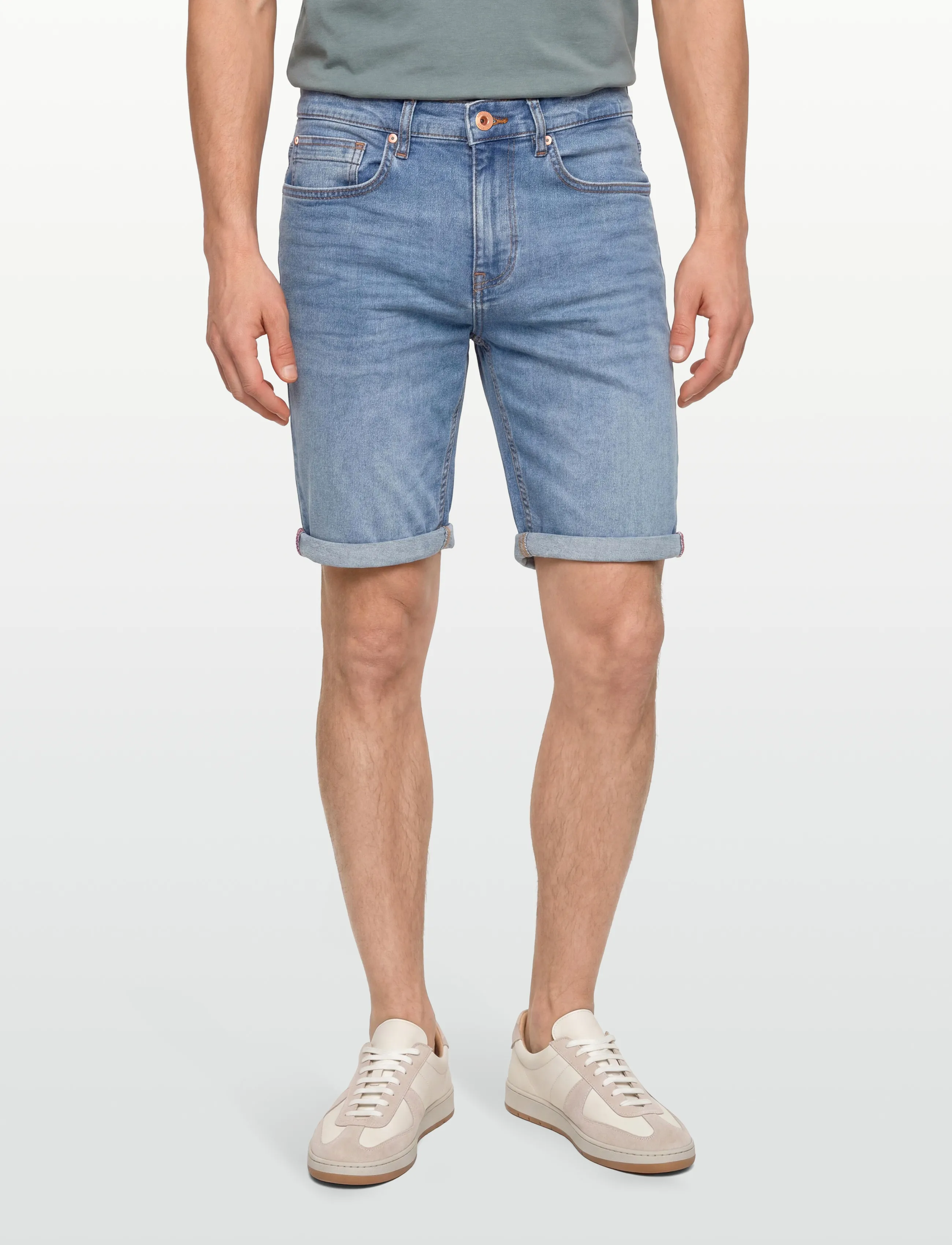 Lindbergh - Superflex denim shorts - lühikesed teksapüksid - pale blue - 3