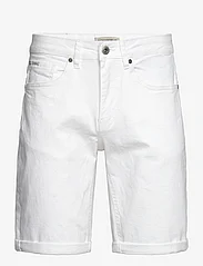 Lindbergh - Regular fit denim shorts - farkkushortsit - white - 0