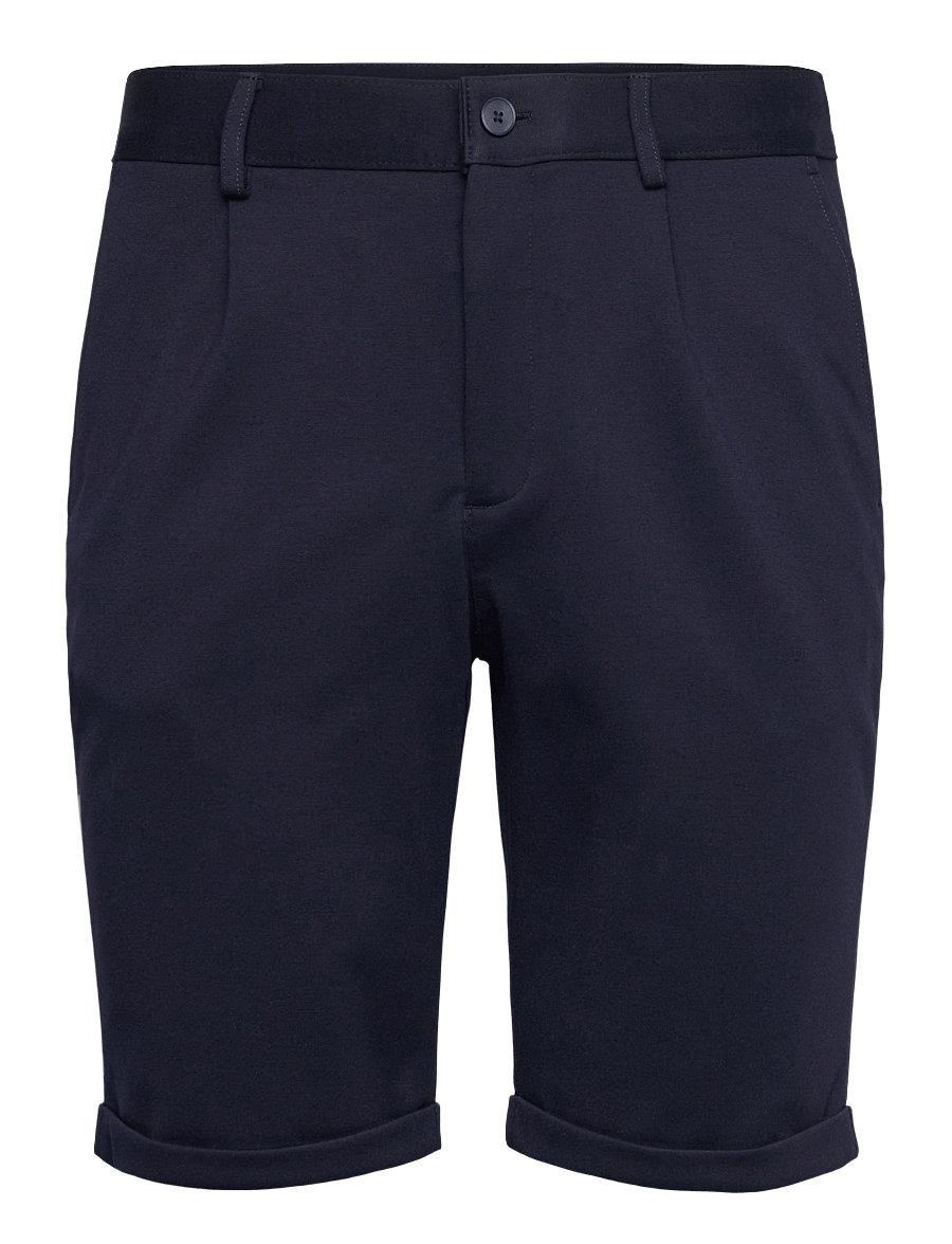 Lindbergh - Pleated shorts - chinos shorts - navy - 0