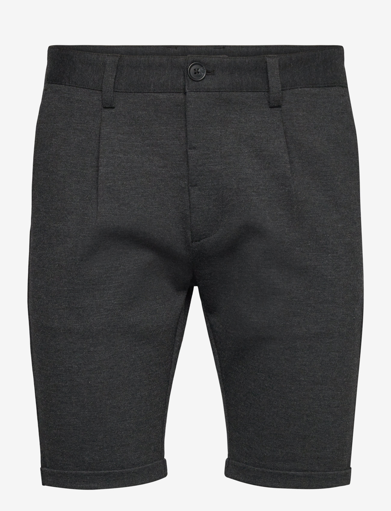 Lindbergh - Pleated shorts - chino-shortsit - dk grey mix - 0