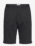Pleated shorts - DK GREY MIX