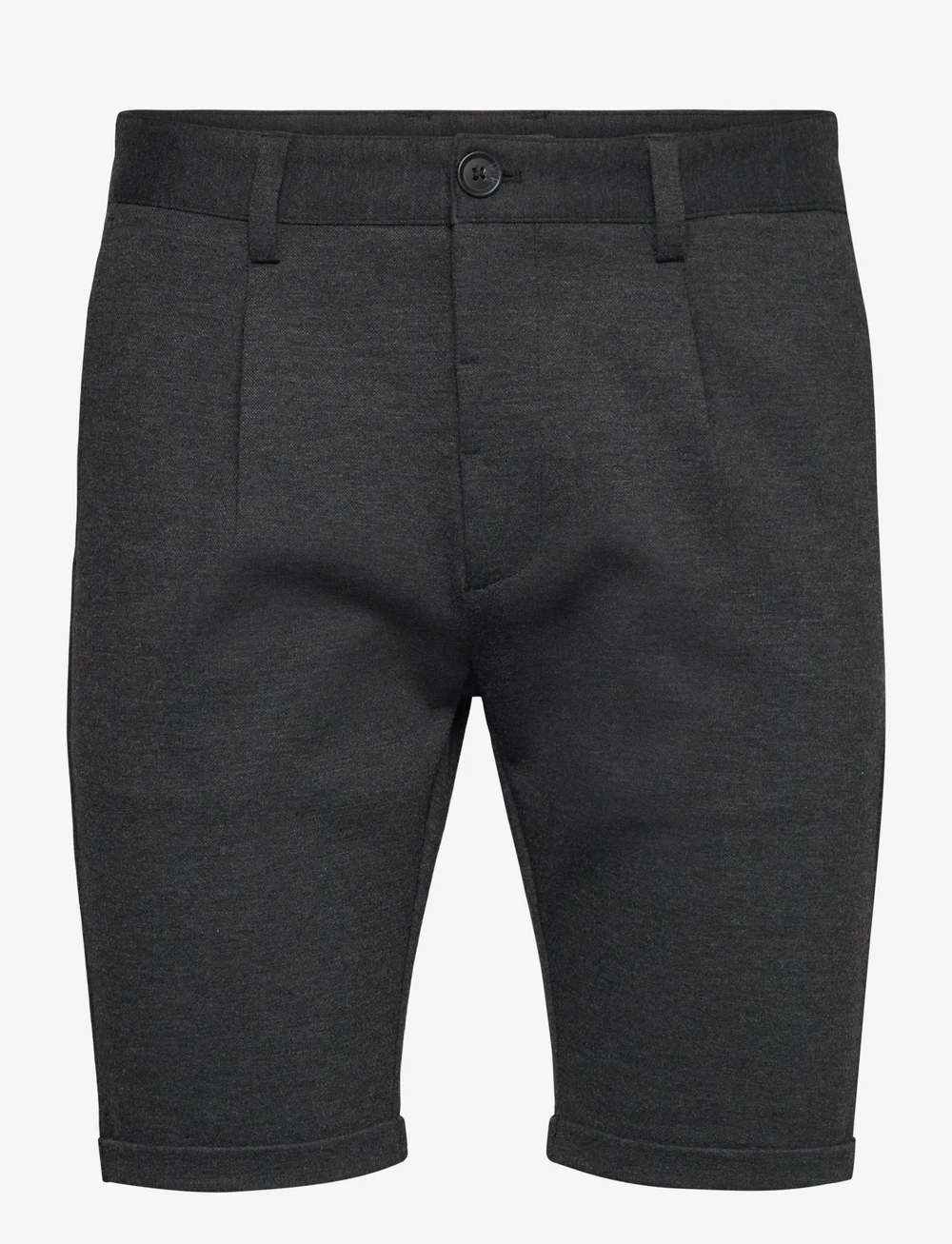 Lindbergh - Pleated shorts - chino-shortsit - dk grey mix - 0