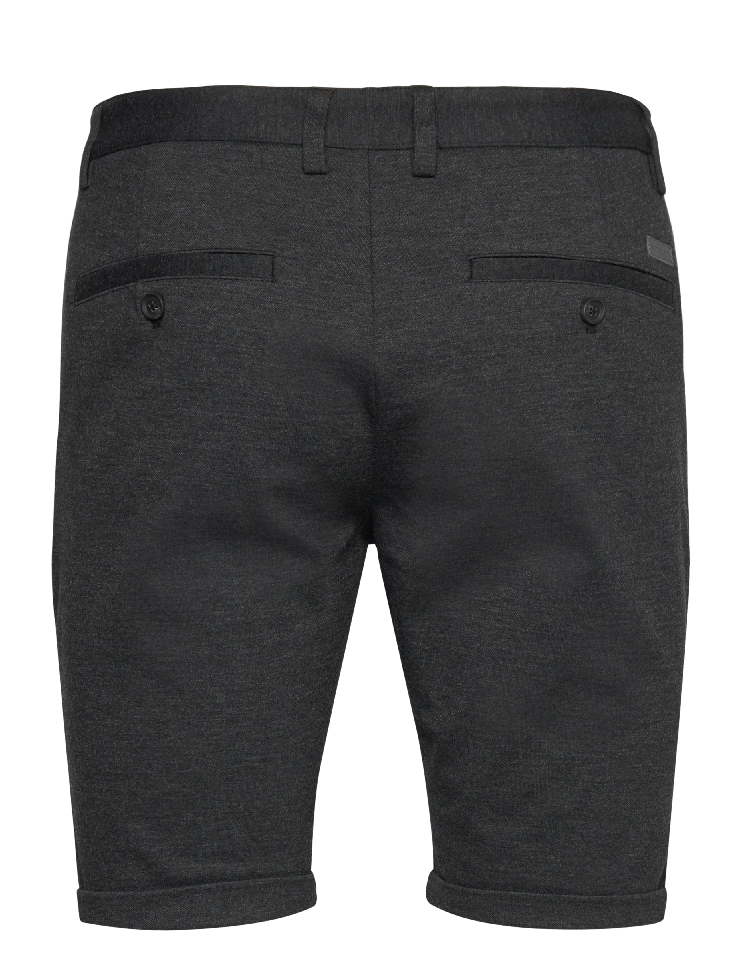 Lindbergh - Pleated shorts - män - dk grey mix - 1