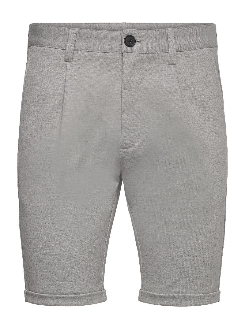 Lindbergh - Pleated shorts - chinos shorts - lt grey mix - 0