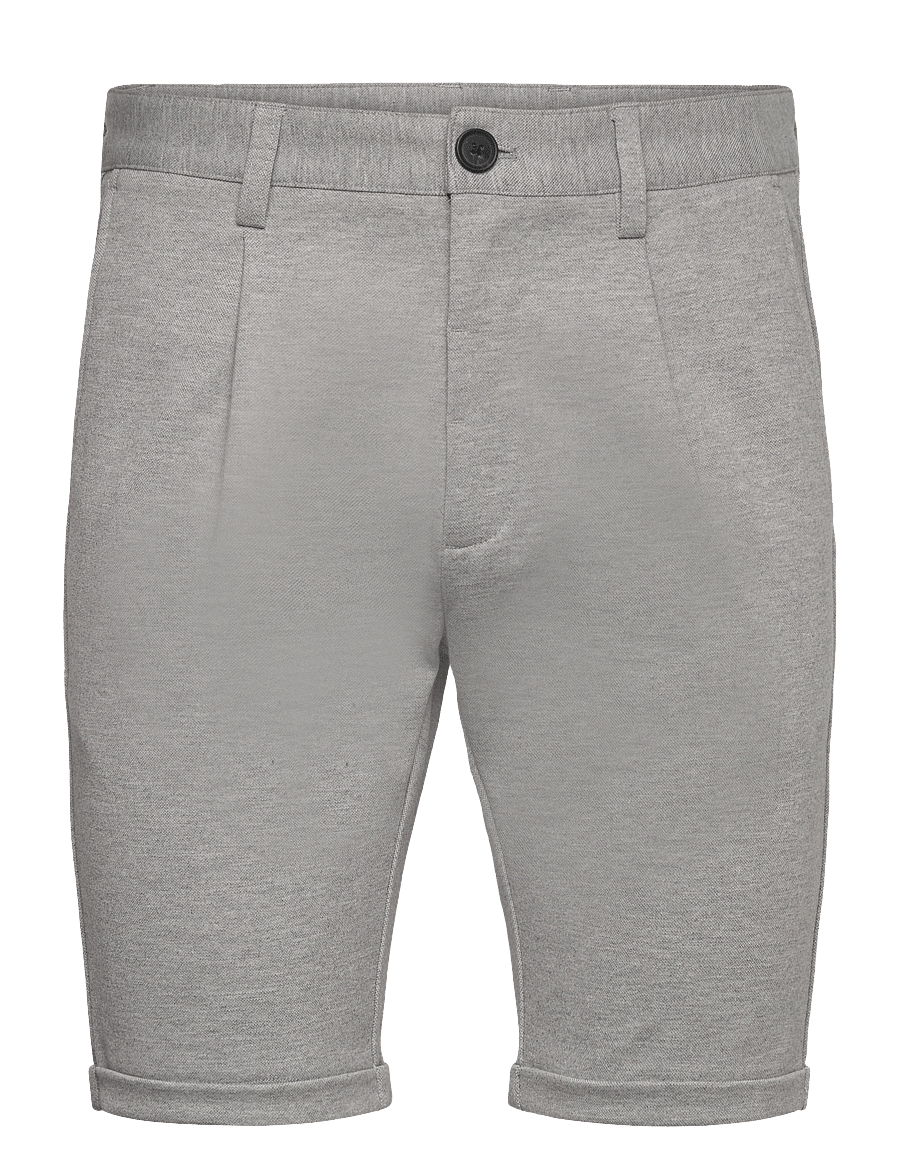 Lindbergh - Pleated shorts - chinos shorts - lt grey mix - 0
