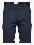 Pleated shorts - NAVY MIX