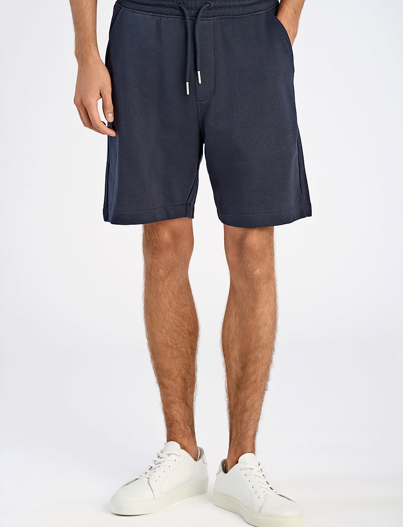 Lindbergh - Jersey drawstring shorts - lühikesed dressipüksid - navy - 3