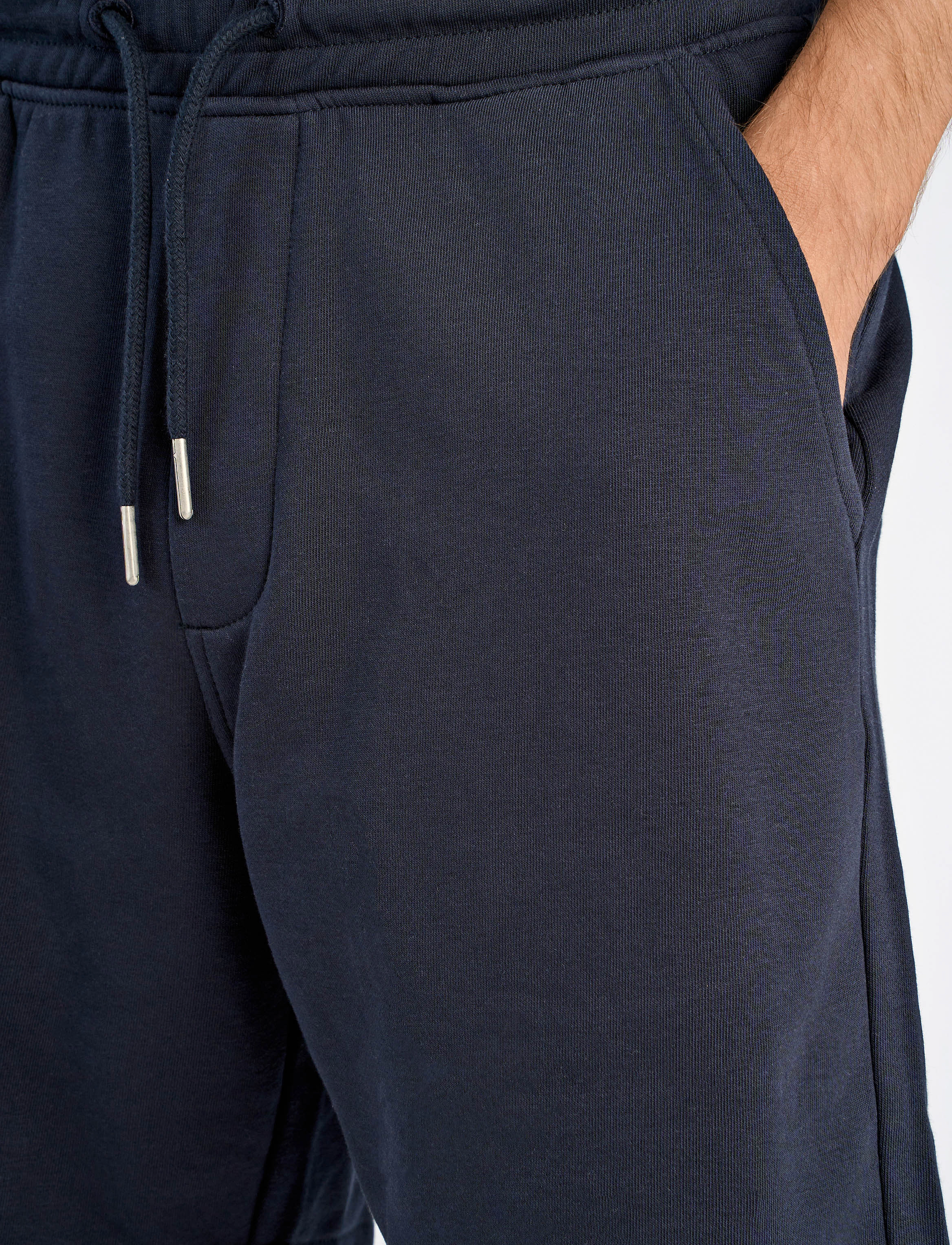 Lindbergh - Jersey drawstring shorts - lühikesed dressipüksid - navy - 5