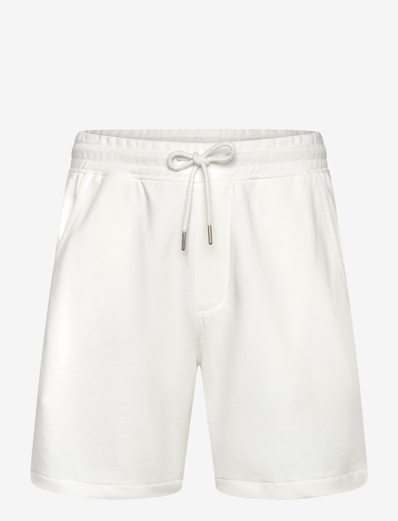 Lindbergh - Jersey drawstring shorts - mehed - off white - 1