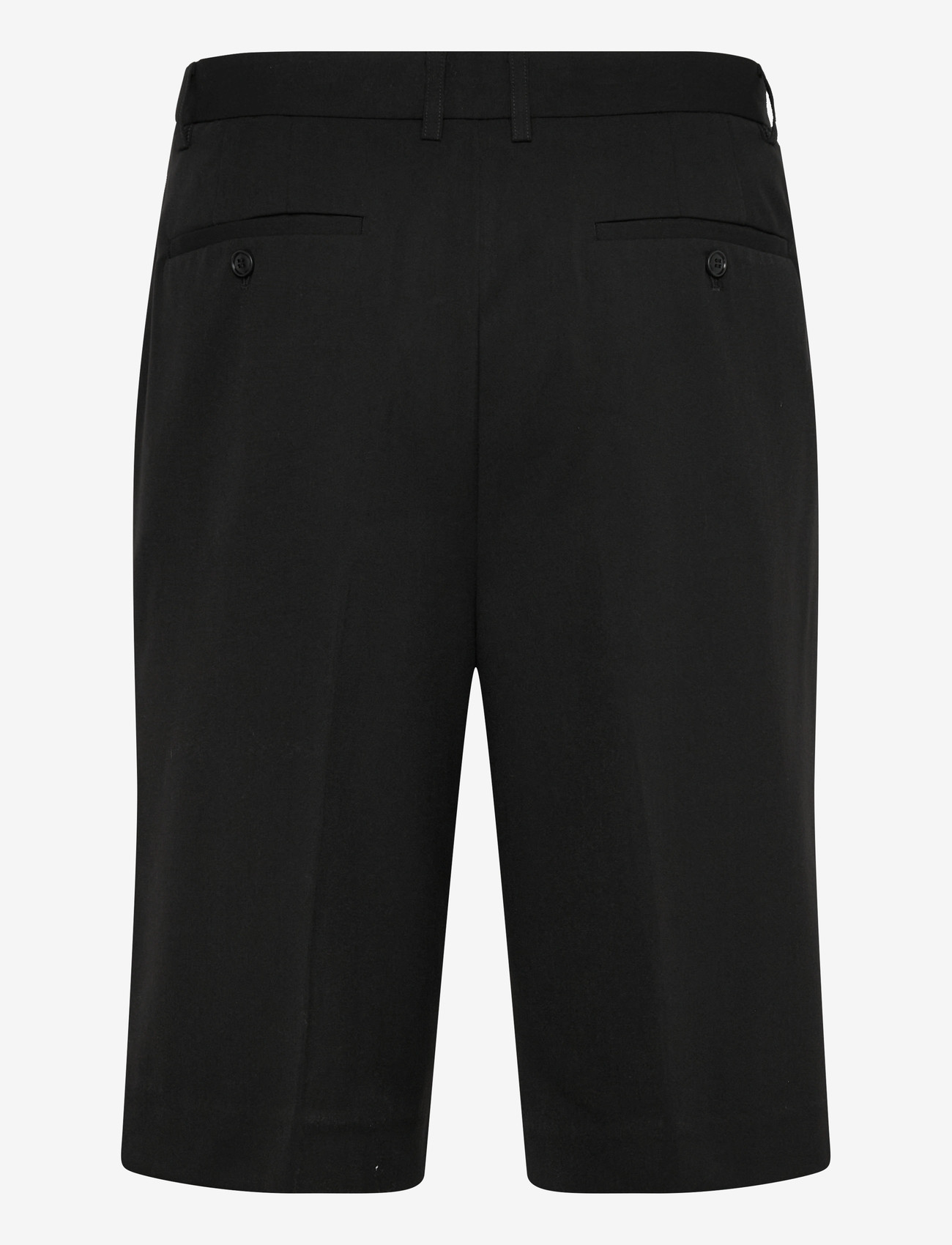 Lindbergh - Superflex pleasted formal shorts - chinos shorts - black - 2