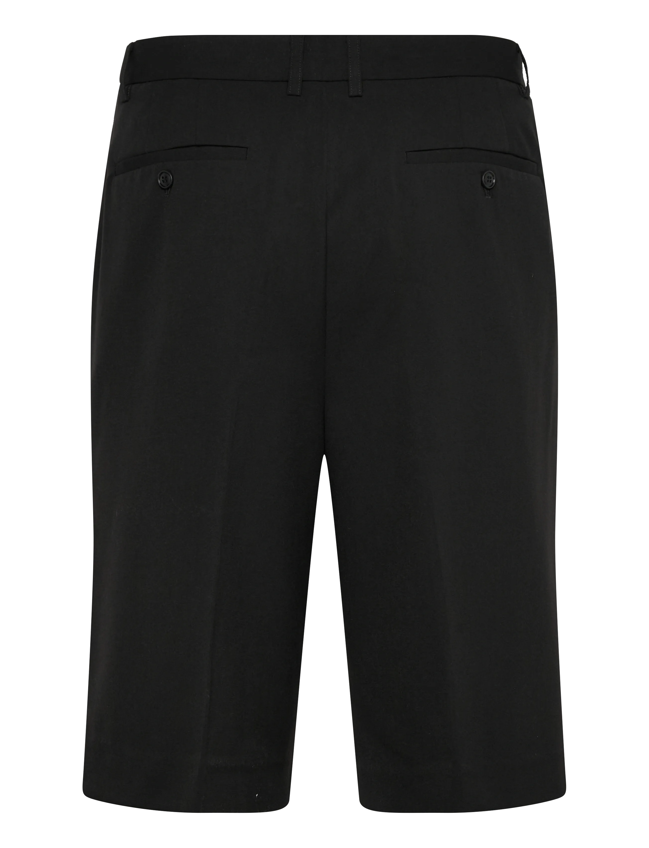 Lindbergh - Superflex pleasted formal shorts - chinos shorts - black - 2